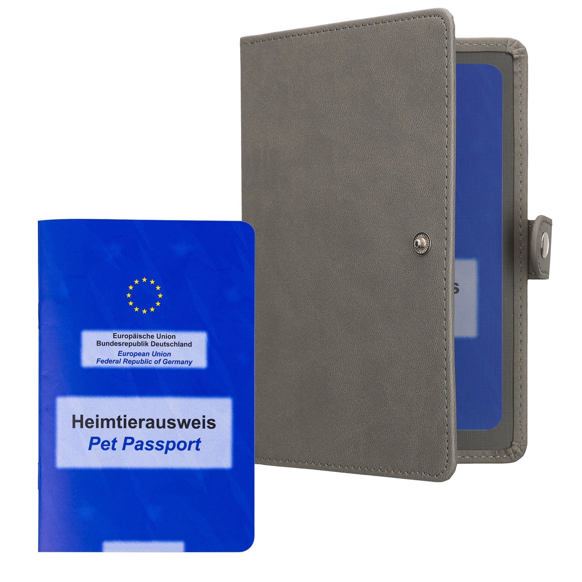 kwmobile Etui Impfpass Hülle für Tiere, Schutzhülle EU Heimtierausweis - Ha günstig online kaufen