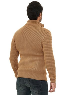 RedBridge Strickjacke Tampa mit Stehkragen