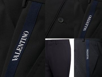 Valentino Loungehose VALENTINO TAILORED WOOL BLEND SLIM PANTS ICONIC TAPE LOGO TROUSERS HOS