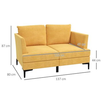 HOMCOM Loveseat Doppelsofa