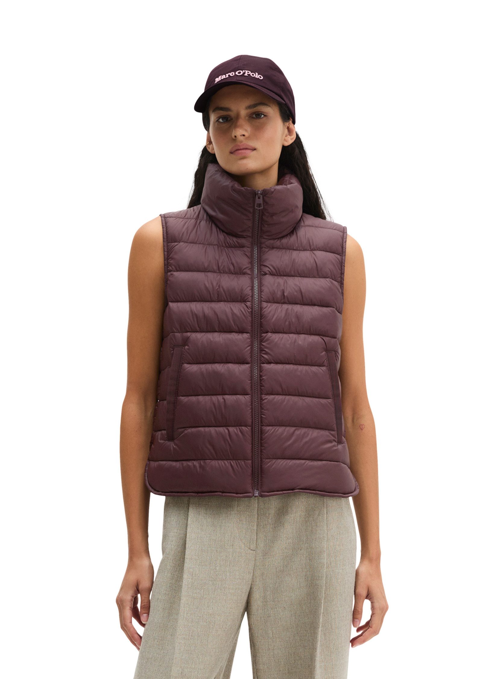 Marc O'Polo Steppweste mit recycelten Materialien