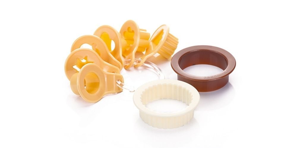 Tescoma Küchenorganizer-Set Traditionelle Ausstecher für Linzer Plätzchen DELÍCIA