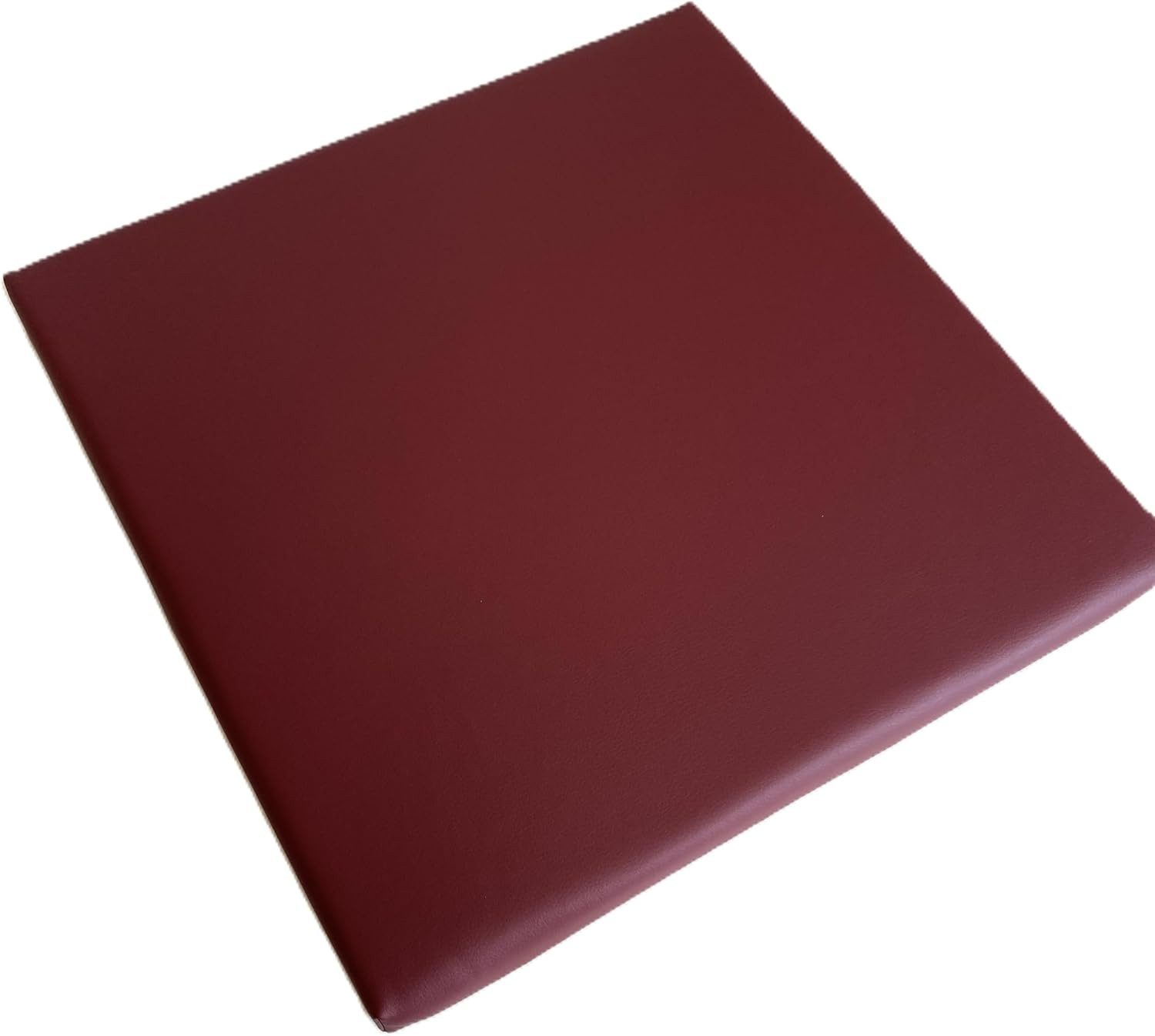 kissenfabrik-juwan Sitzkissen Pflegeleichtes Stuhlkissen in Vielen Farben - Schaumtoff - Kunstleder, Bankkissen 40 x 40 x 4 cm Kunstleder für Haus und Garten