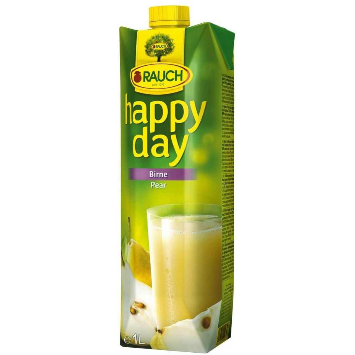Rauch Fruchtsäfte Saft, Rauch Happy Day Birnenfruchtsaft Birnennektar mit Birnenmark 1000ml