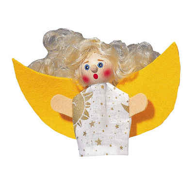 Kersa Fingerpuppe Fingerpuppe Schutzengelchen 10 cm 40615 Kersa (Packung), Sehr gut geeignet um Geschichten zu erzählen