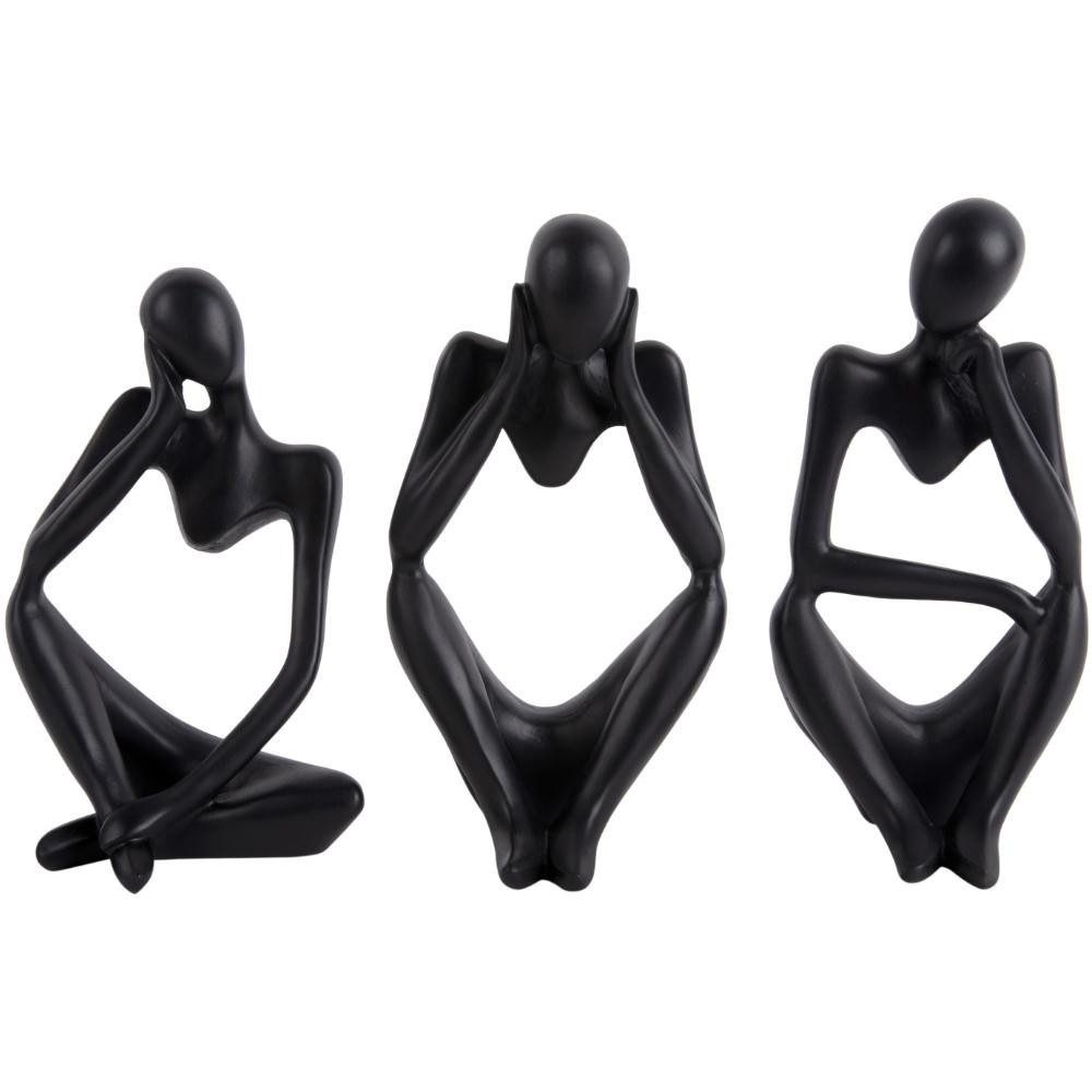 Present Time Dekoobjekt Statue Imagine Polyresin Black (10x23,5cm)