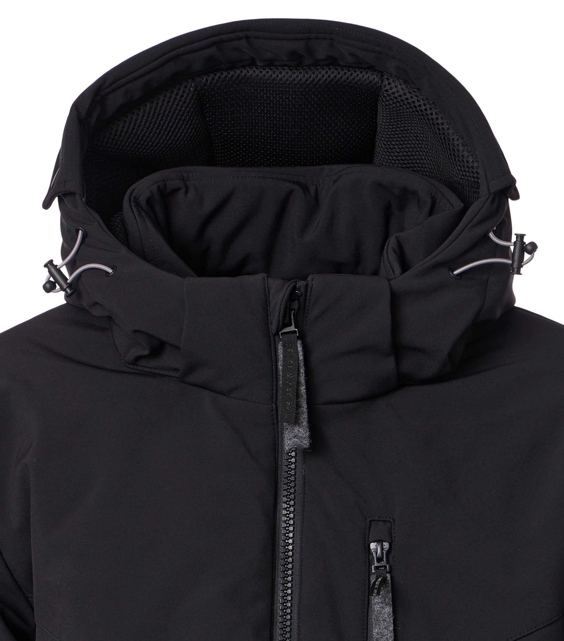 CASAMODA Funktionsjacke CASAMODA Jacke mit Kapuze uni