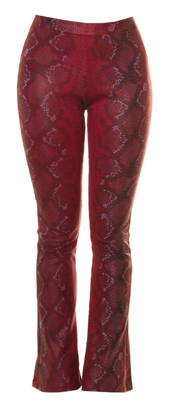 Koucla Schlaghose mit Snake-Print, Leggings Damenhose günstig online kaufen