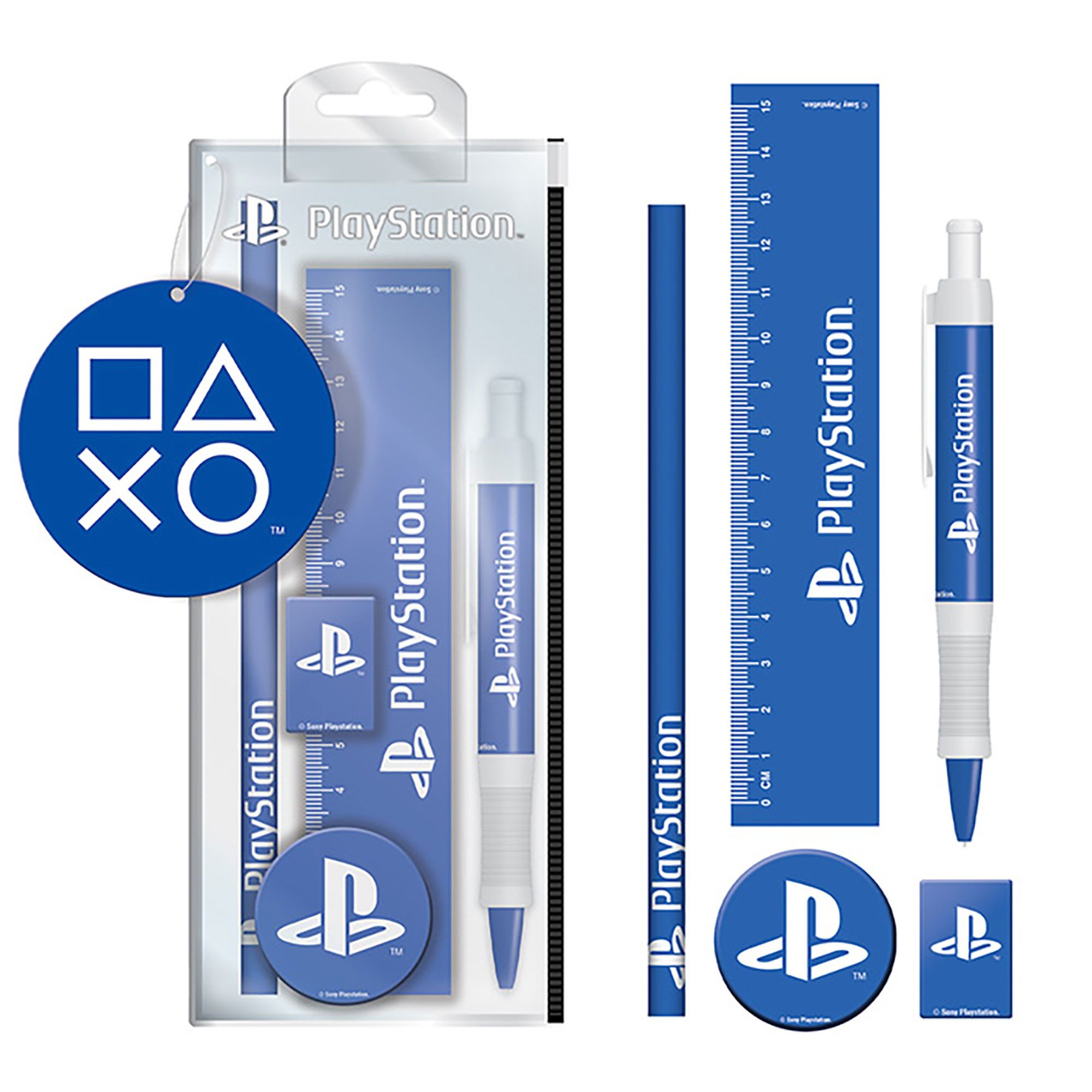 Notizbuch Playstation - Künstlerbedarf - Classic white & blue