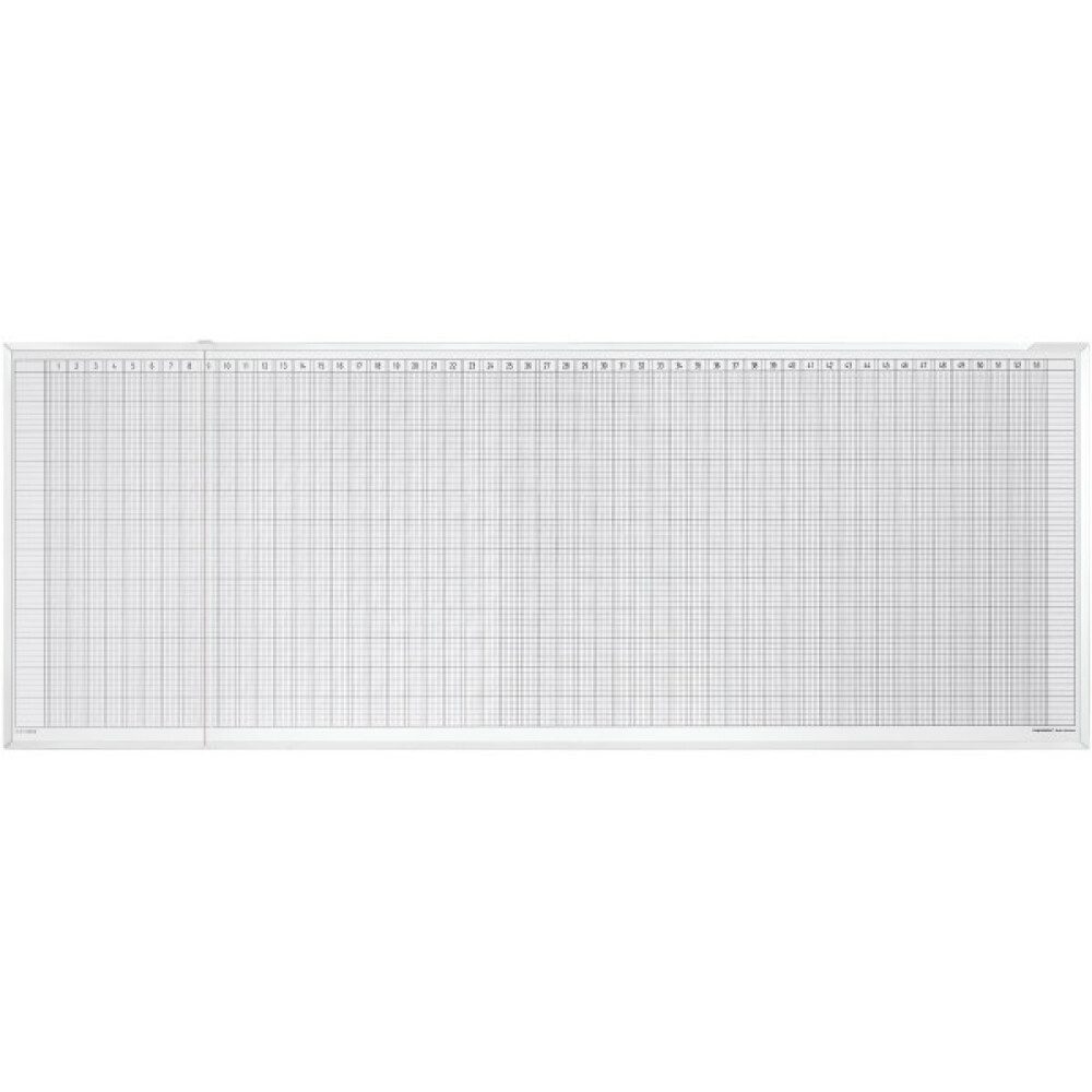 magnetoplan® Jahresplaner Personal, Urlaubs und Akt. planer - 7Tage - 45 Mitarbeiter - 200x60cm