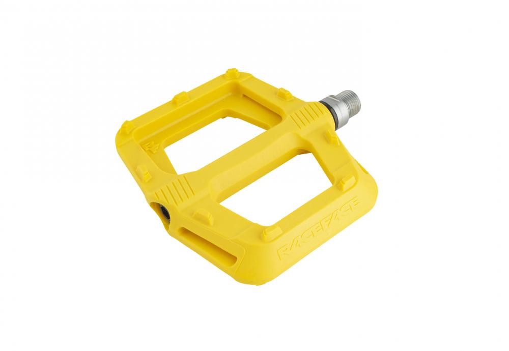 Race Face Fahrradpedale Race Face Ride Plattform-Pedal, yellow - robuster Grip für Trail & All