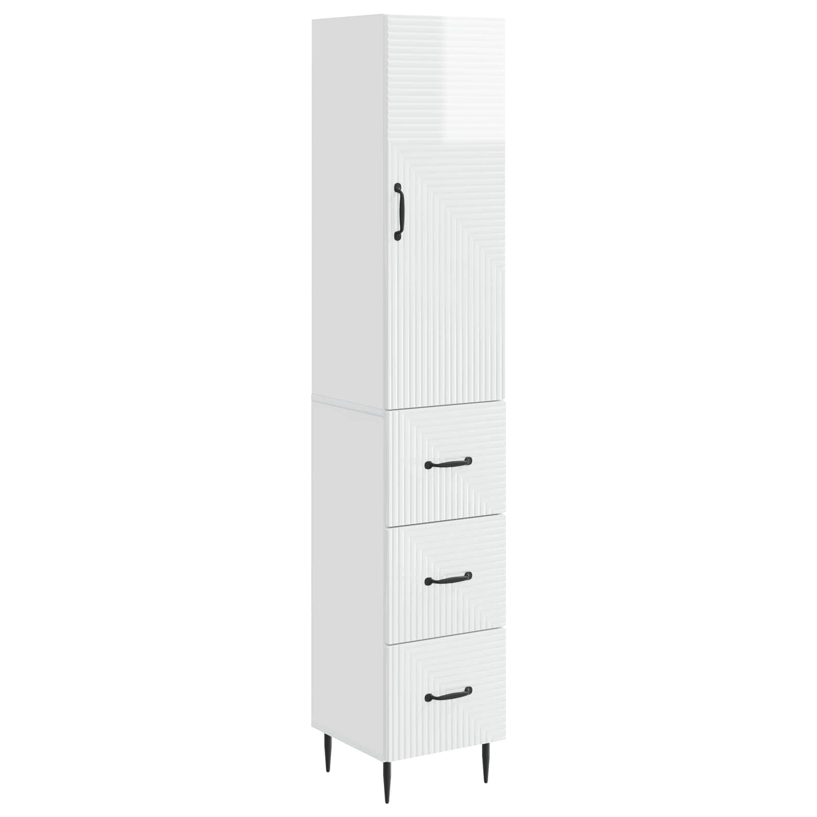 vidaXL Schranksystem Schrankset 2 stk. 33 x 34,5 x 90 cm Holzwerkstoff (2-St)