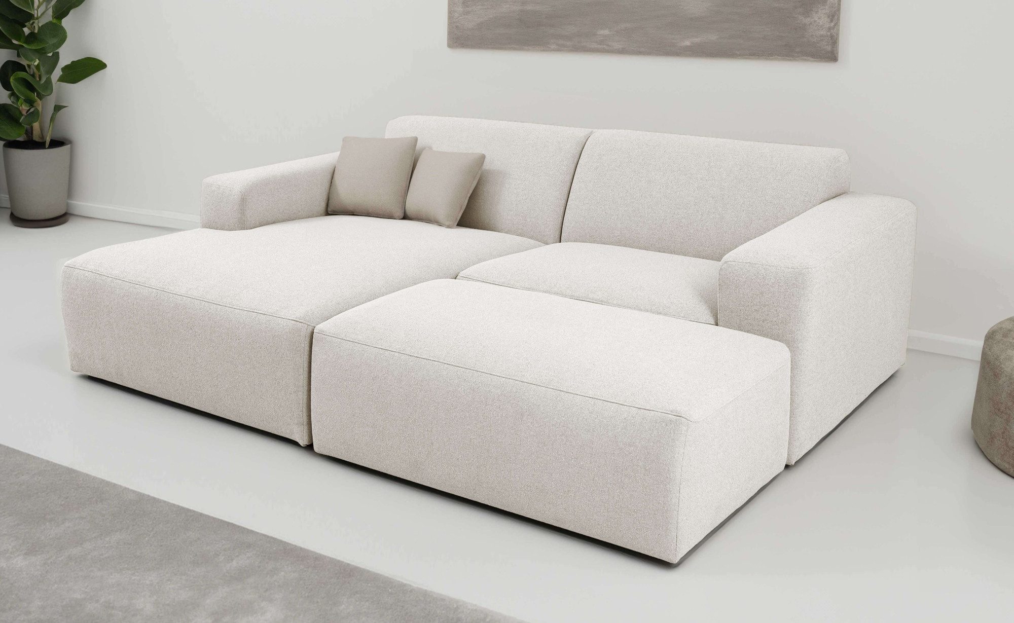 INOSIGN Ecksofa Koa,228cm, L-Form, Modulsofa, Webstoff, günstig online kaufen