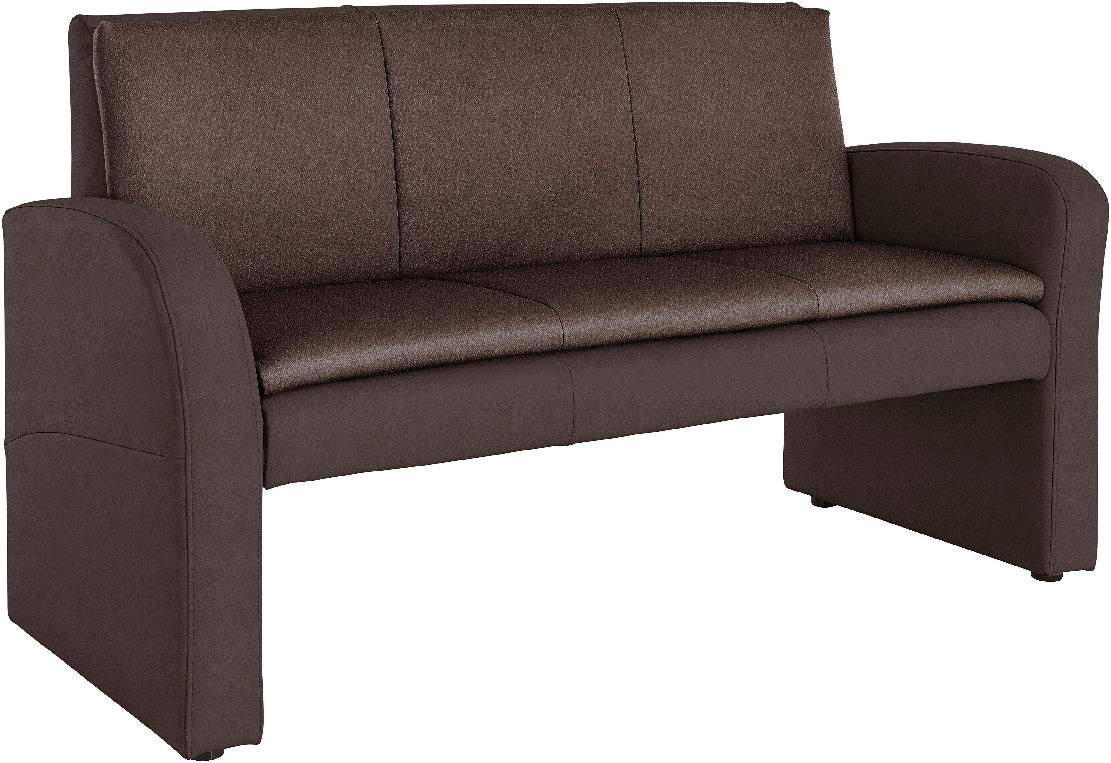 exxpo - sofa fashion Polsterbank Cortado, elegant und zeitlos, bequem, hohe Bodenfreiheit, schöne Detailverarbeitung, wahlweise Lederbezug