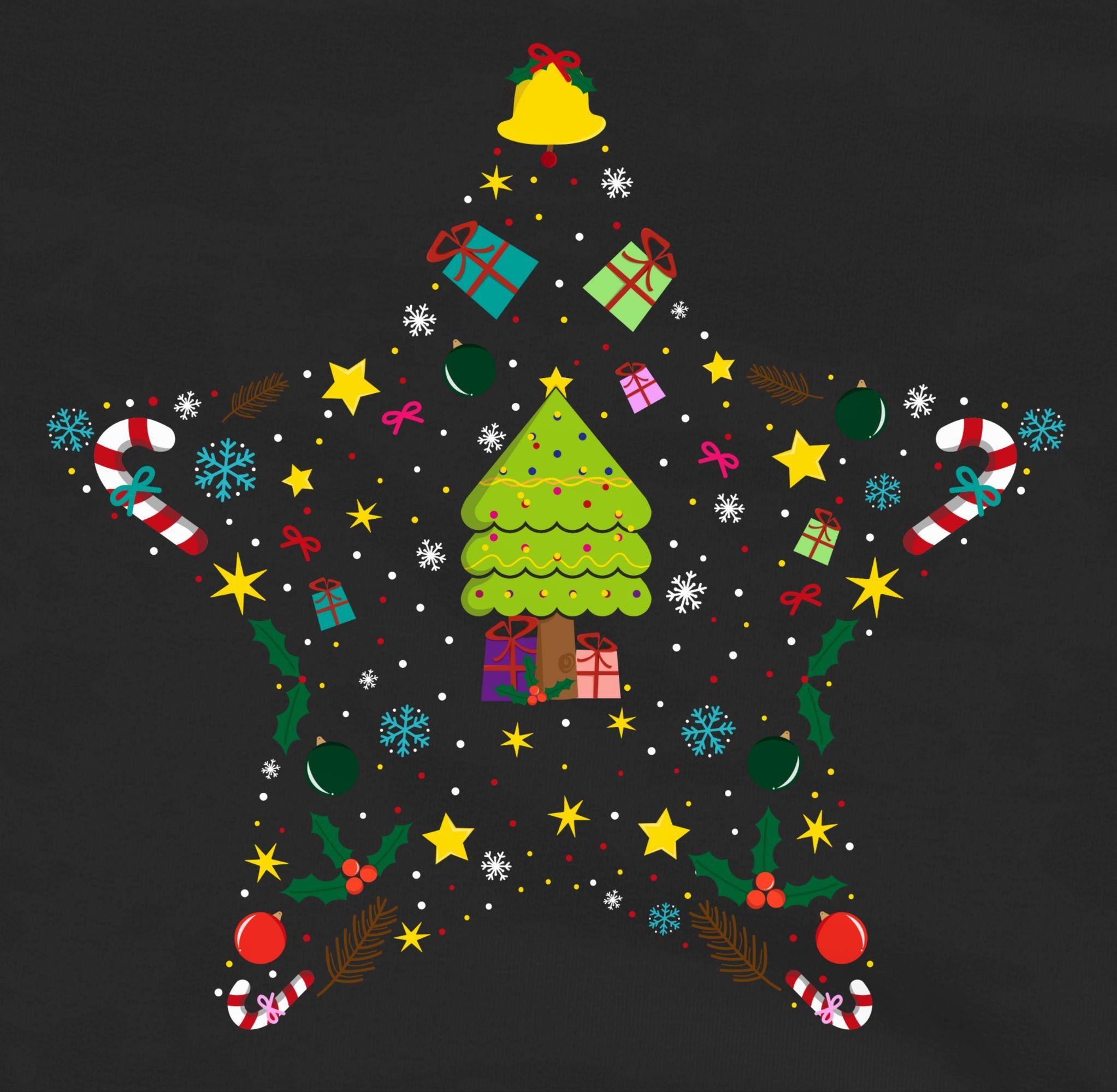 Shirtracer Hoodie Weihnachtsstern I Weihnachtsmotiv I Weihnachten Weihnachten Kleidung Kinder
