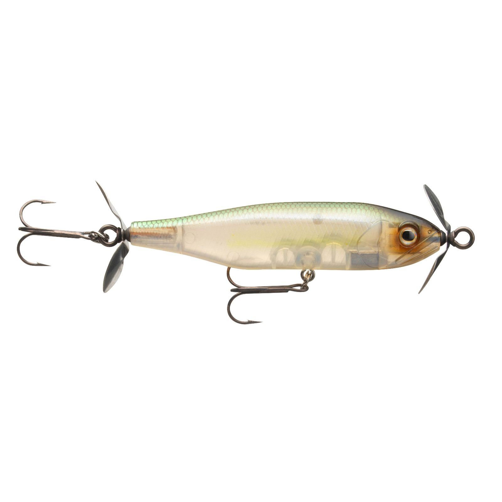 Daiwa Kunstköder, Daiwa Steez Prop Propbait Natural Shad 85F Ghost