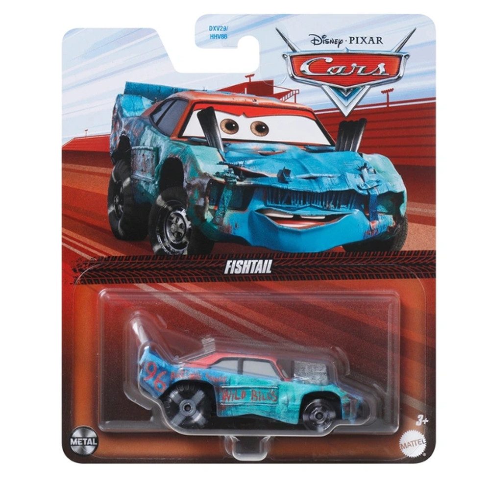 Disney Cars Spielzeug-Rennwagen Fishtail JDL79 Disney Cars Die-Cast 1:55 Auto Fahrzeug