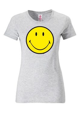 LOGOSHIRT T-Shirt Original Smiley Face mit lustigem Frontprint