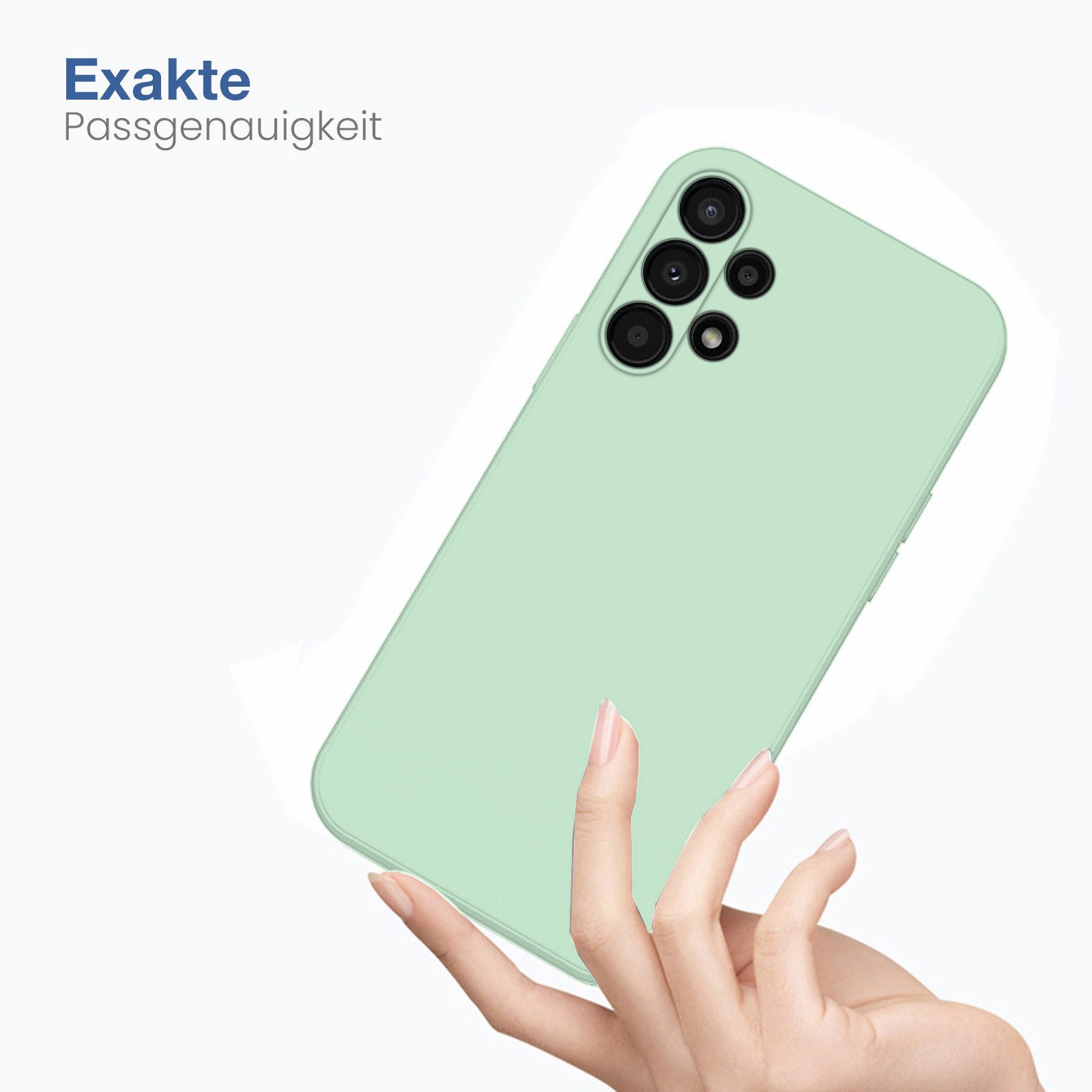 Tec-Expert Handyhülle SoftGrip Cover Hülle für Samsung Galaxy A13, Handy Case Bumper integrierter Kameraschutz flexibel – Bild 5 von 5