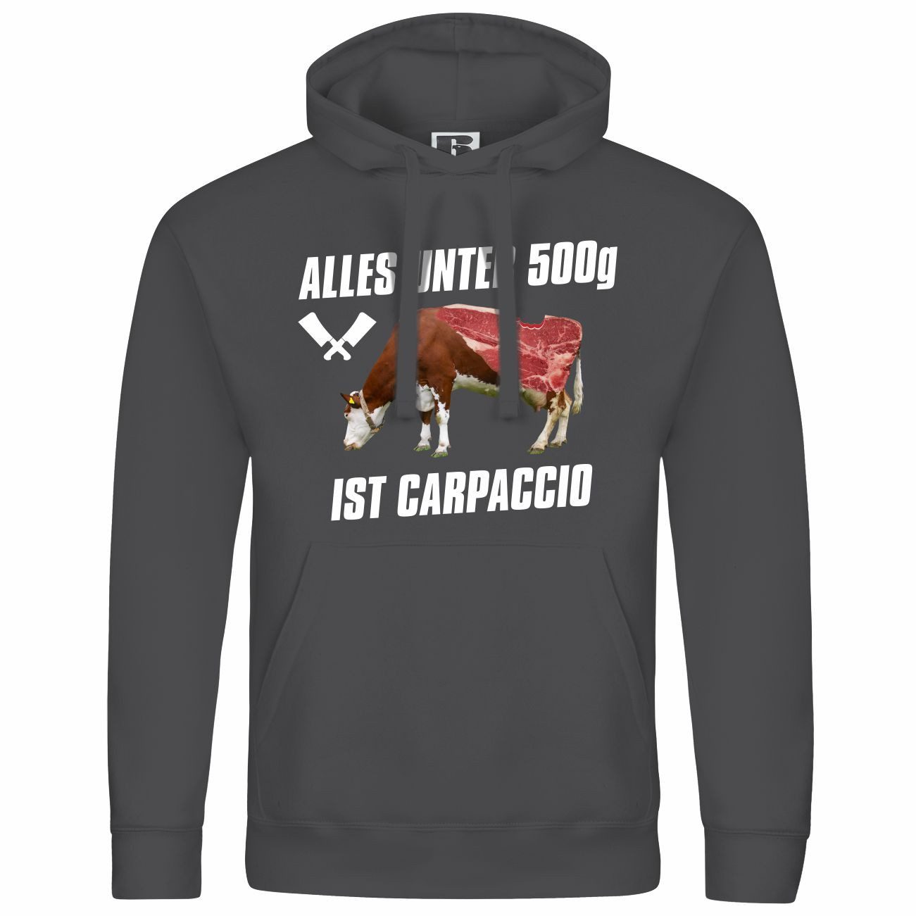 Kapuzenpullover Herren Kapuzenpullover Alles unter 500g ist Carpaccio
