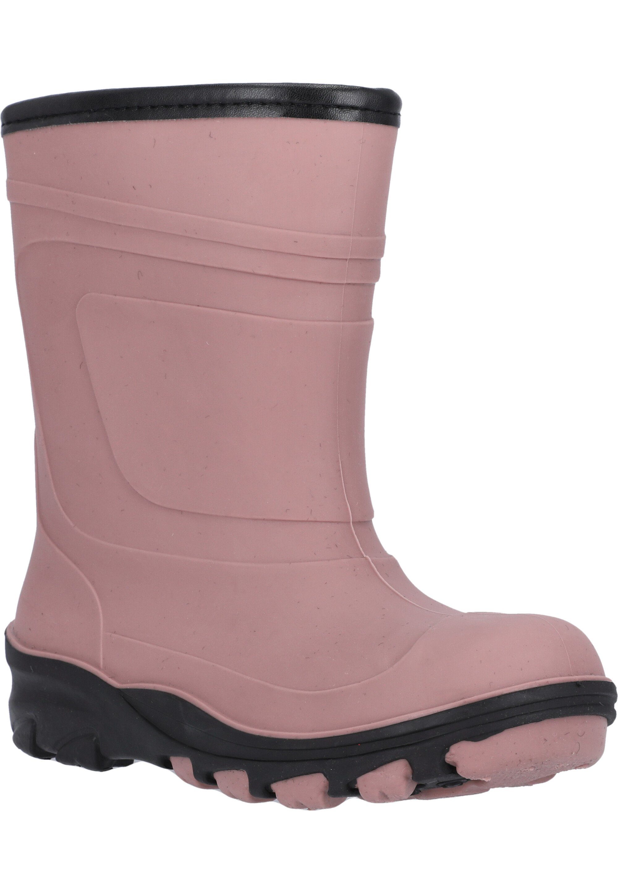 Gummistiefel Fian ZIGZAG mit rosa Eigenschaft wasserdichter