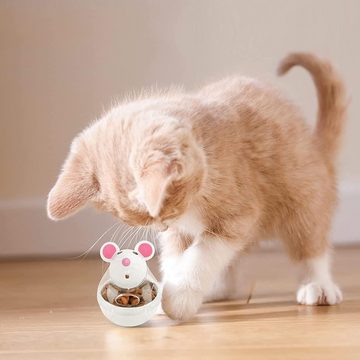 Lubgitsr Futterbehälter Haustier Katzenfutter Spender, Haustier Hund Welpen Fütterung Feeder, (2-tlg)