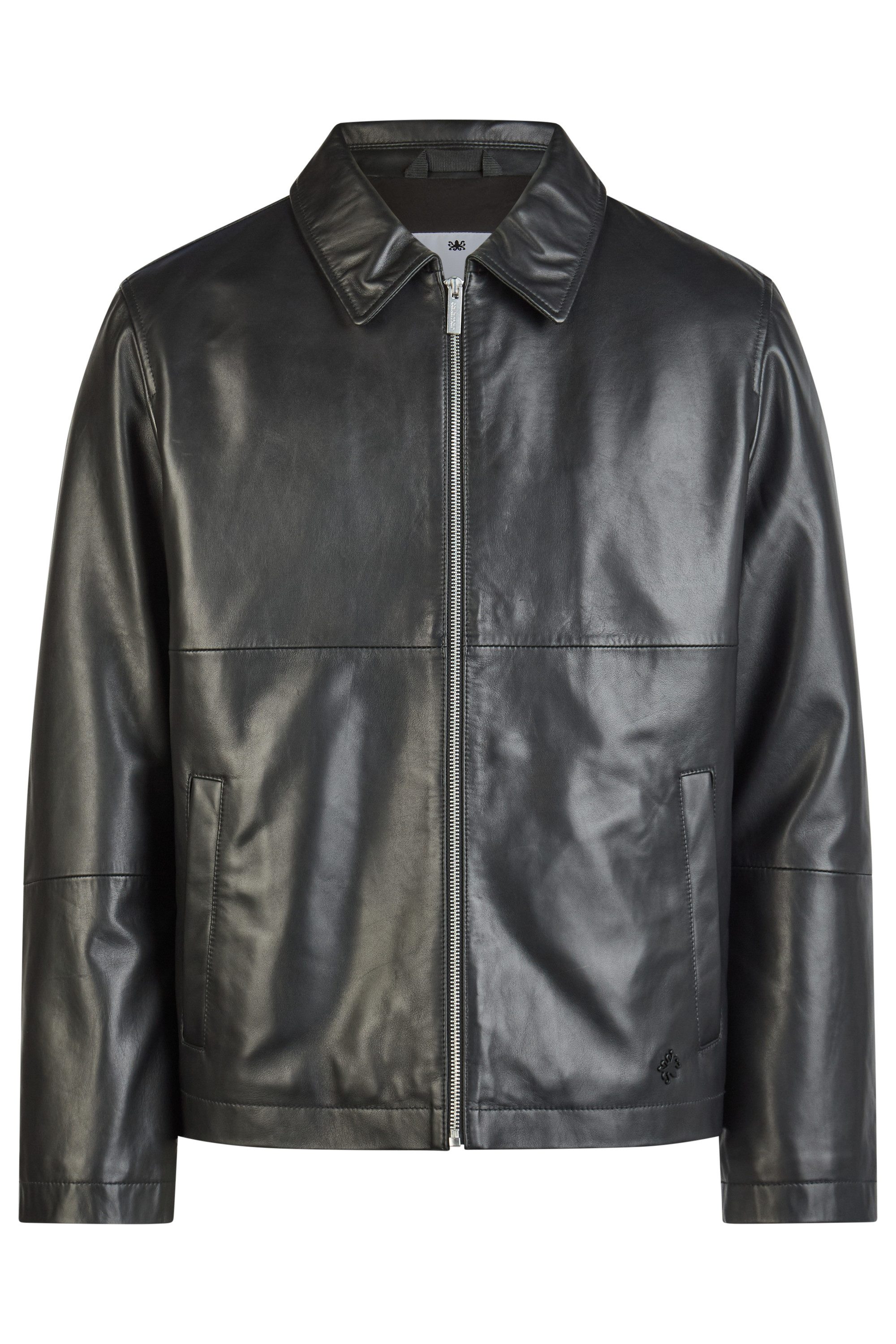 Calamar Lederjacke Lederjacke aus Lammleder mit Ziernähten