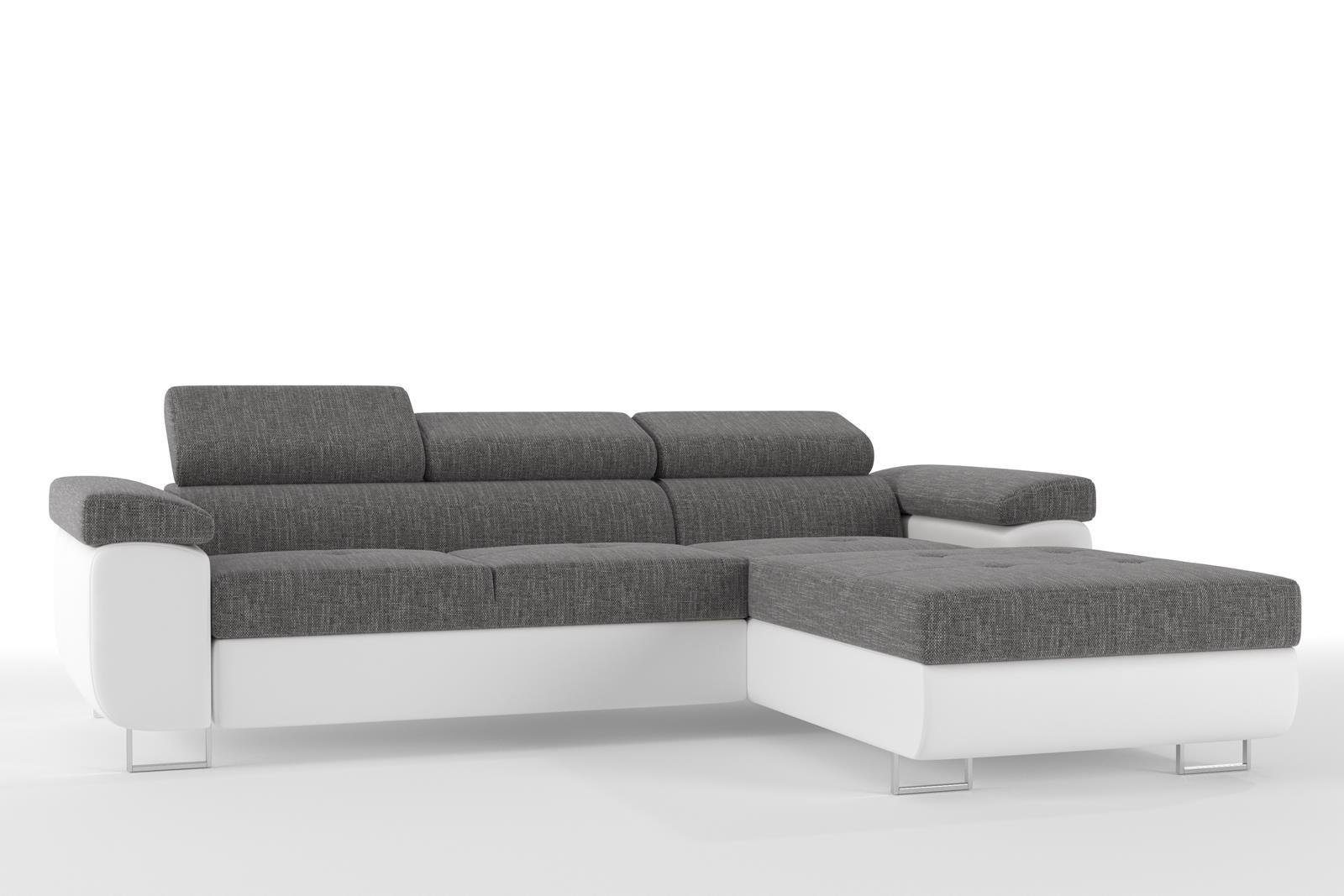 Beautysofa Ecksofa Alons mit Schlaffunktion auf günstig online kaufen