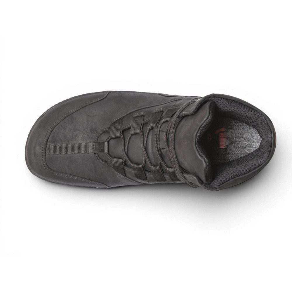 Sole Runner Trekking-Barfussschuhe Surtur Leder (breite Zehenbox) schwarz Sneaker