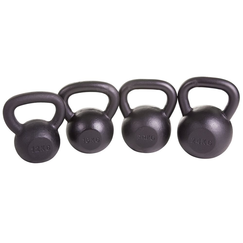 Sport-Thieme Kettlebell Kettlebell-Set Pulverbeschichtet, Kraft-, Flexibilitäts- und Cardiotraining in einem