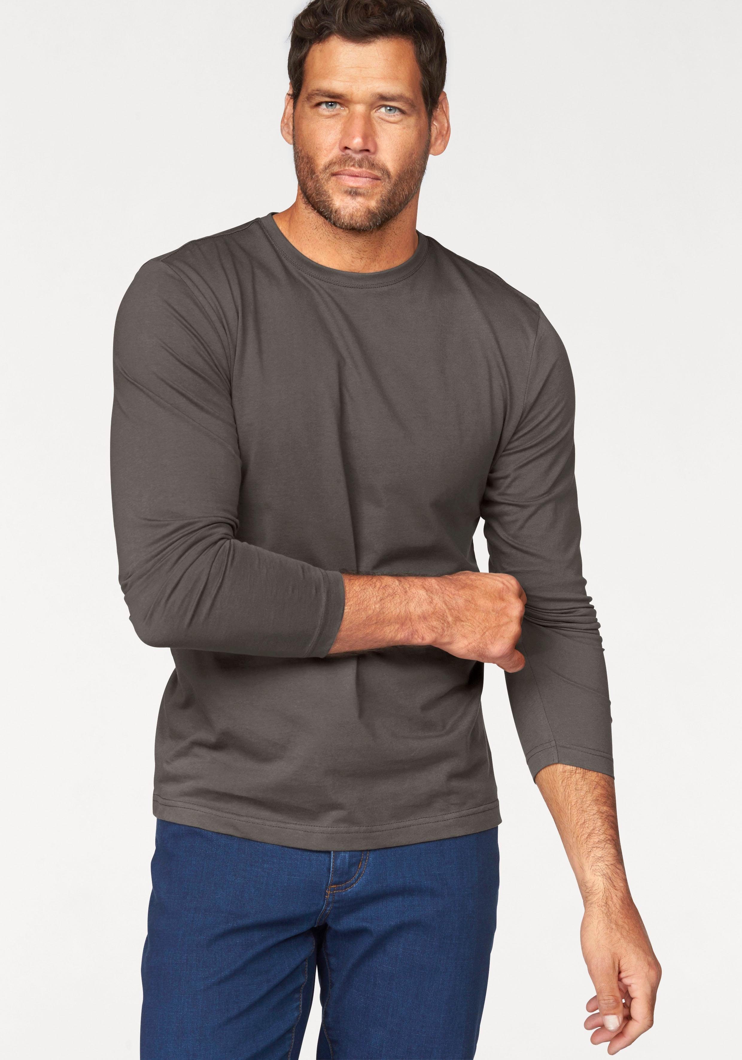 Man's World Langarmshirt neue Farbe ! günstig online kaufen