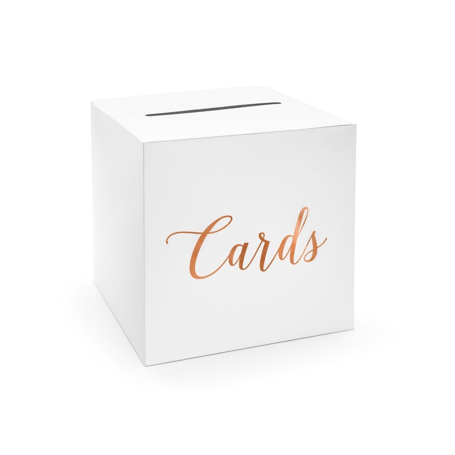 partydeco Geschenkbox Umschlagsschachtel 'Cards', für Hochzeiten, Geburtstage und Jubiläen