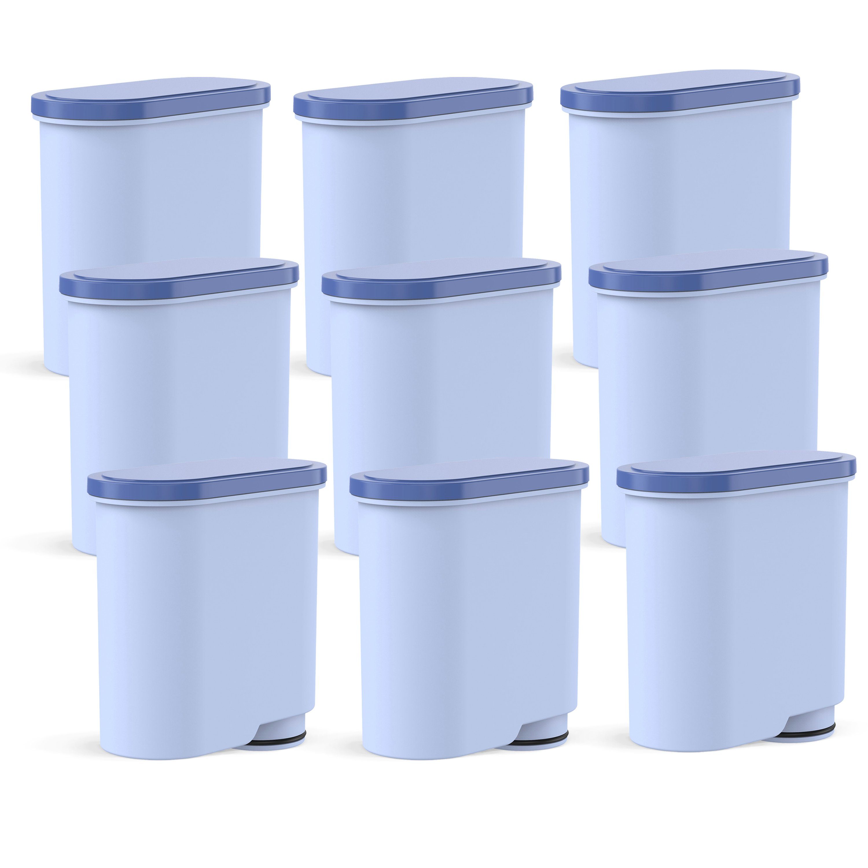 Comedes Wasserfilter 9er Set einsetzbar statt Philips Saeco CA6903, Zubehör für einsetzbar statt Saeco CA6903/00, Saeco CA6903/01, Philips CA6903/22, Philips CA6903/10, einsetzbar statt Saeco CA6903, Philips CA6903 AquaClean