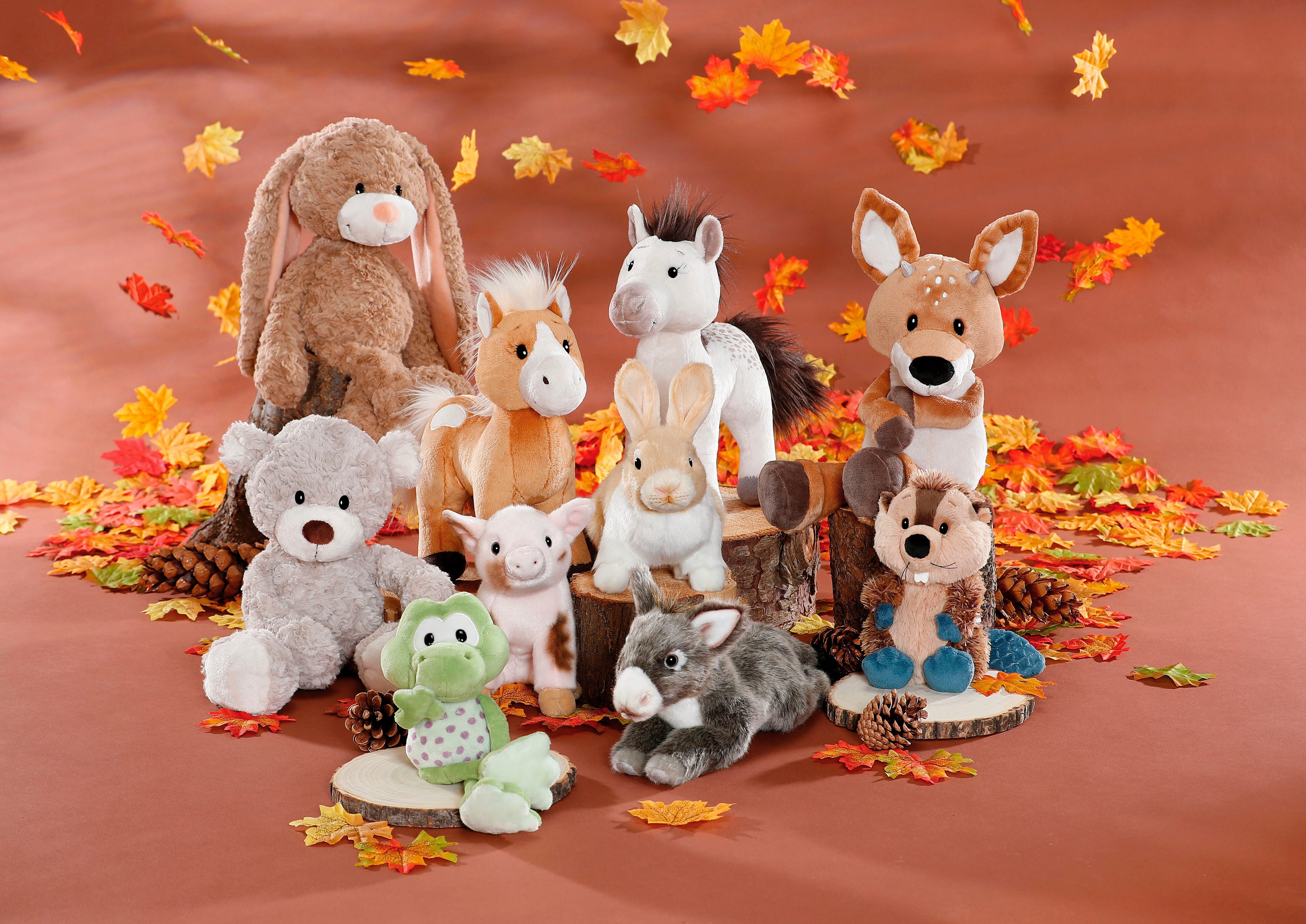 Nici Kuscheltier Farm Friends, Pferd weiß Mony K. Pony 27 cm stehend