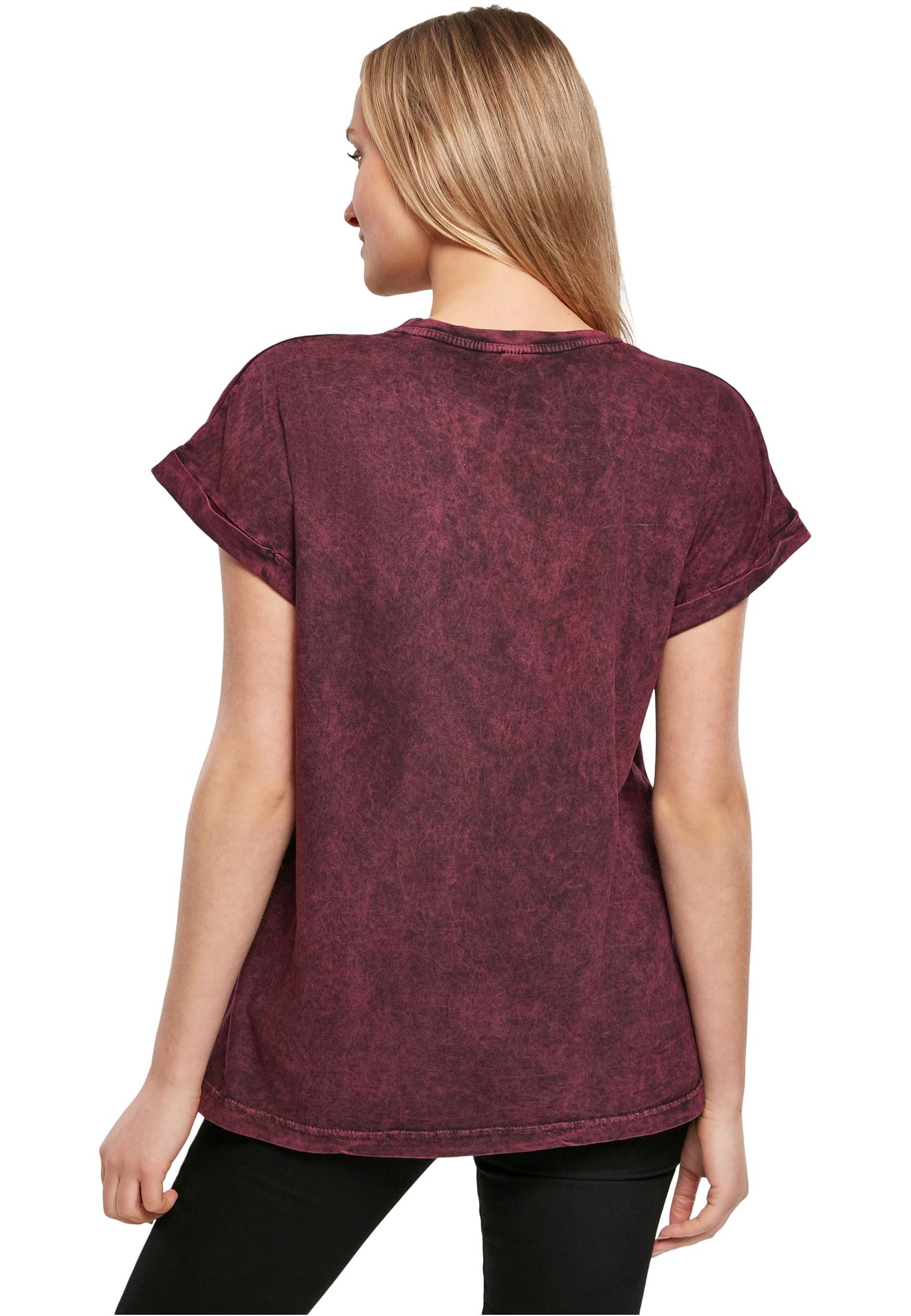urbandreamz T-Shirt Damen Kurzarm Rundhals mit verlängerter Schulter Acid W günstig online kaufen