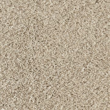 Teppich Umweltfreundlicher Recycle Flauschteppich Wohnzimmer, beige, Teppich-Traum, rechteckig, Für Allergiker geeignet, Hautfreundlich, Strapazierfähig