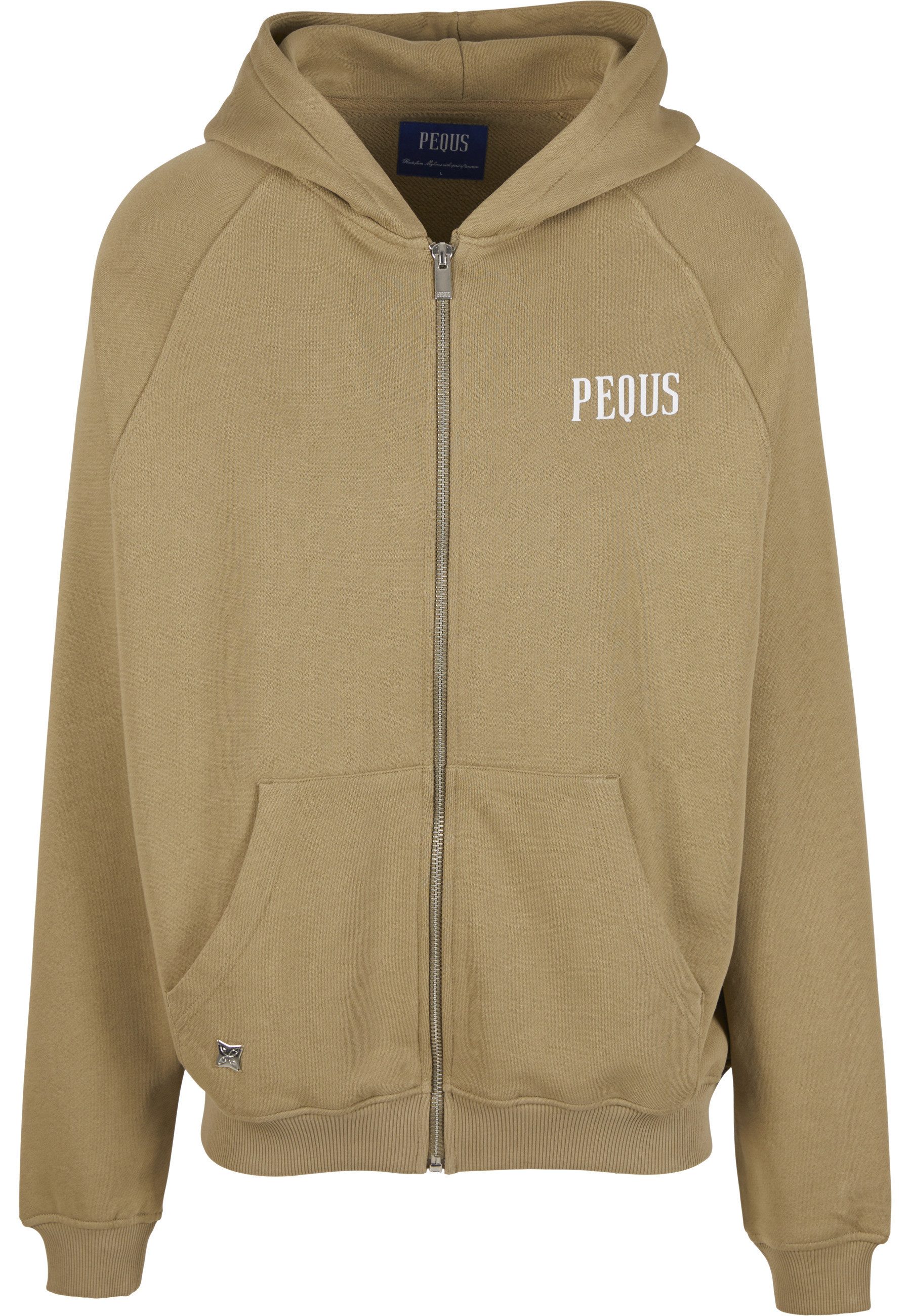 PEQUS PEQUS PEQUS Back Logo Zip-Hoodie