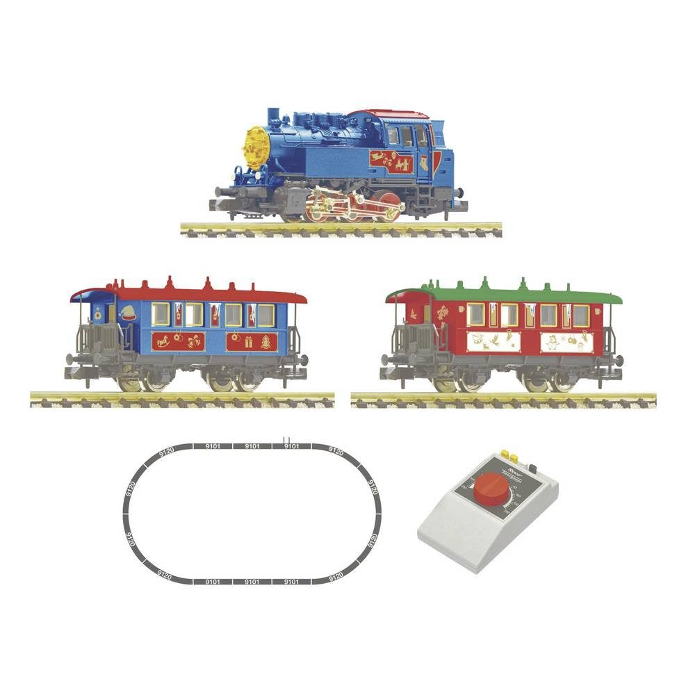Fleischmann Modelleisenbahn Startpaket 5160007 N Analog Start Set: Weihnachtszug
