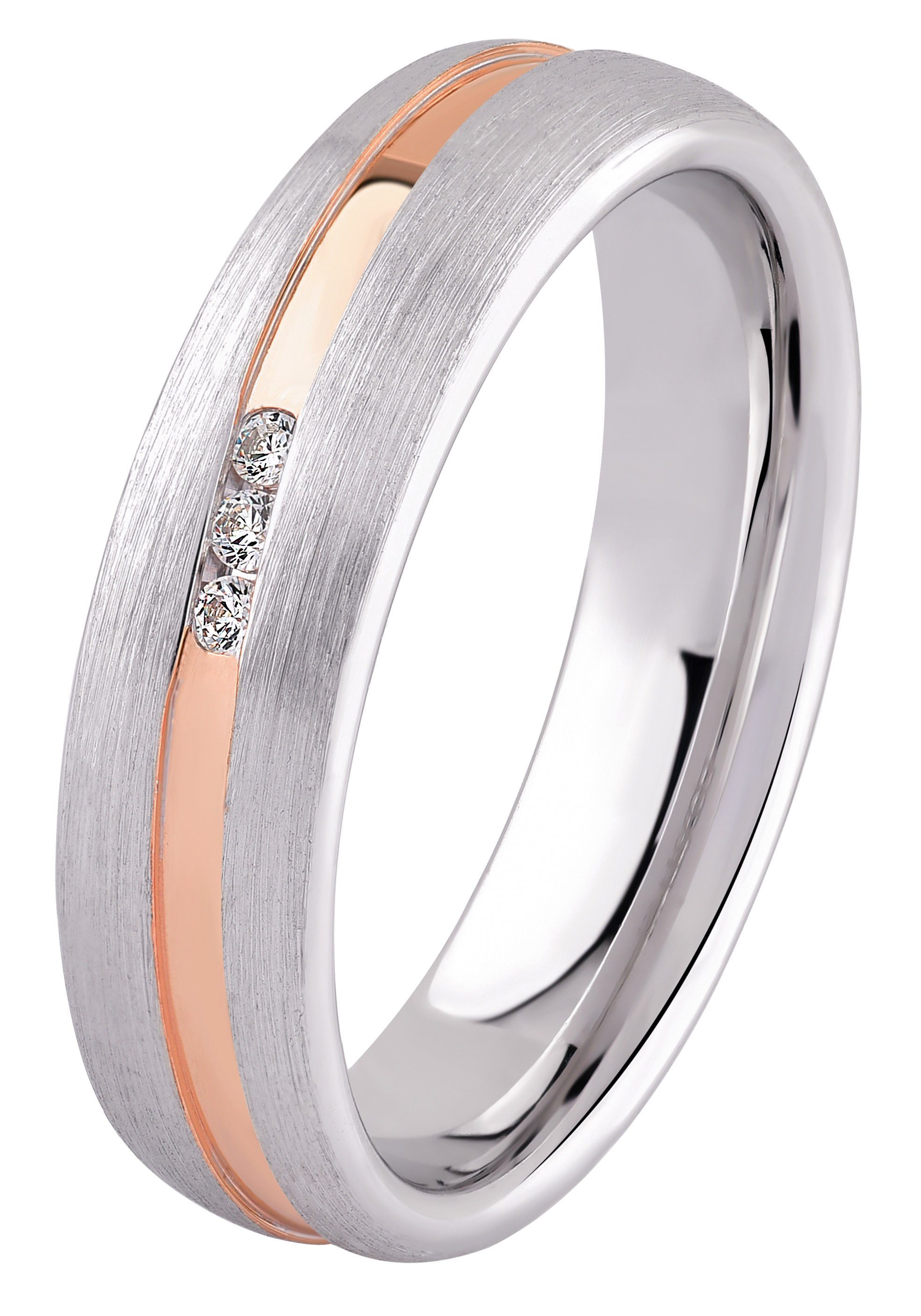 DOOSTI Trauring Schmuck Geschenk Silber 925 Trauring Ehering Partnerring LI günstig online kaufen