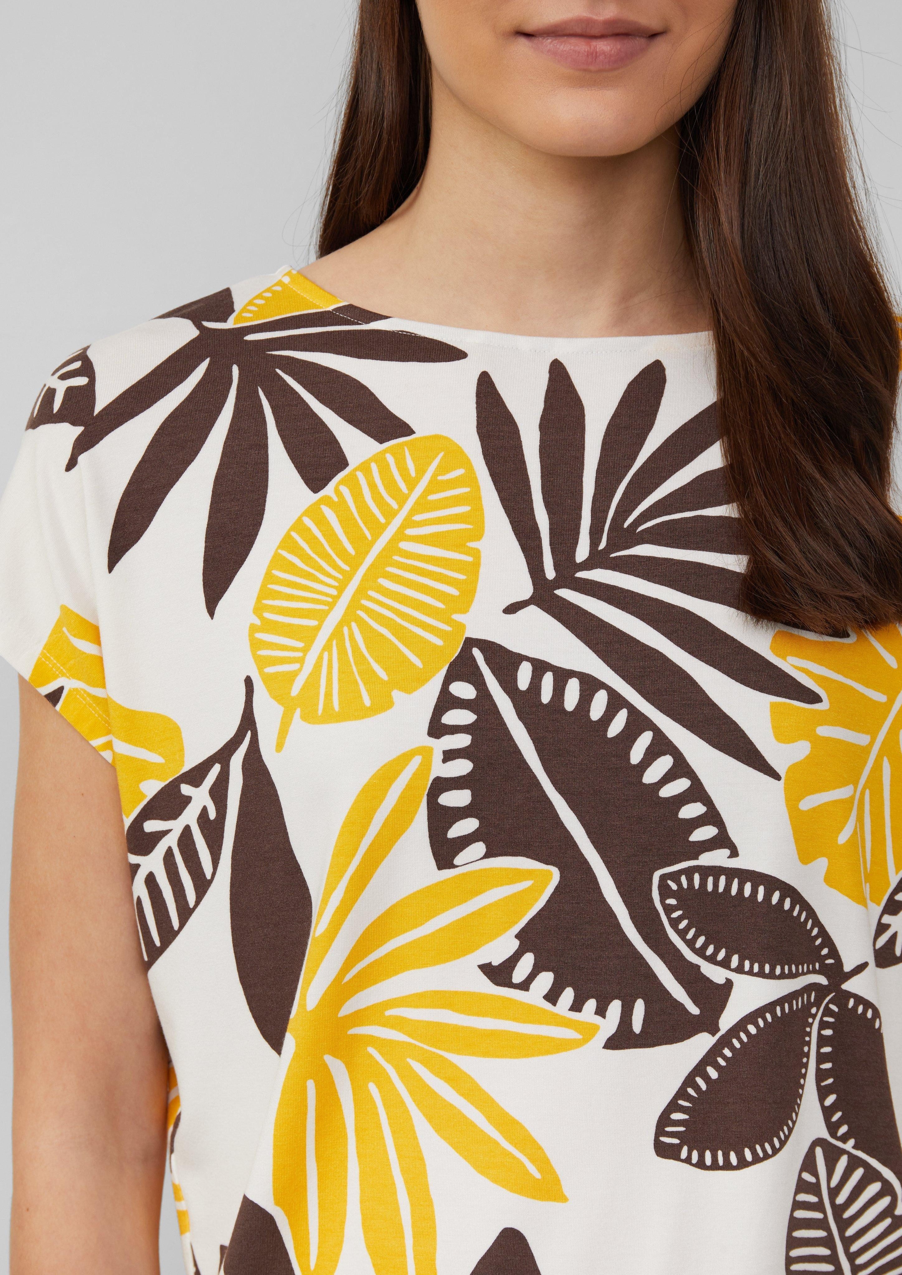 s.Oliver Shirttop Elastisches T-Shirt aus Viskosestretch günstig online kaufen