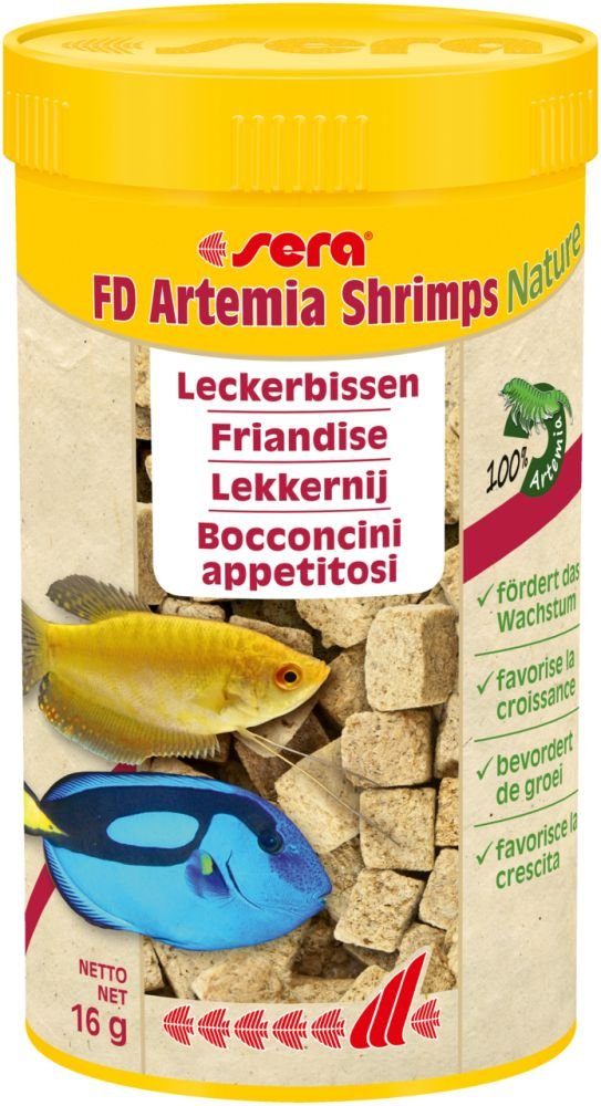 Aquariendeko sera FD Artemia shrimps Nature Leckerbissen 250 ml