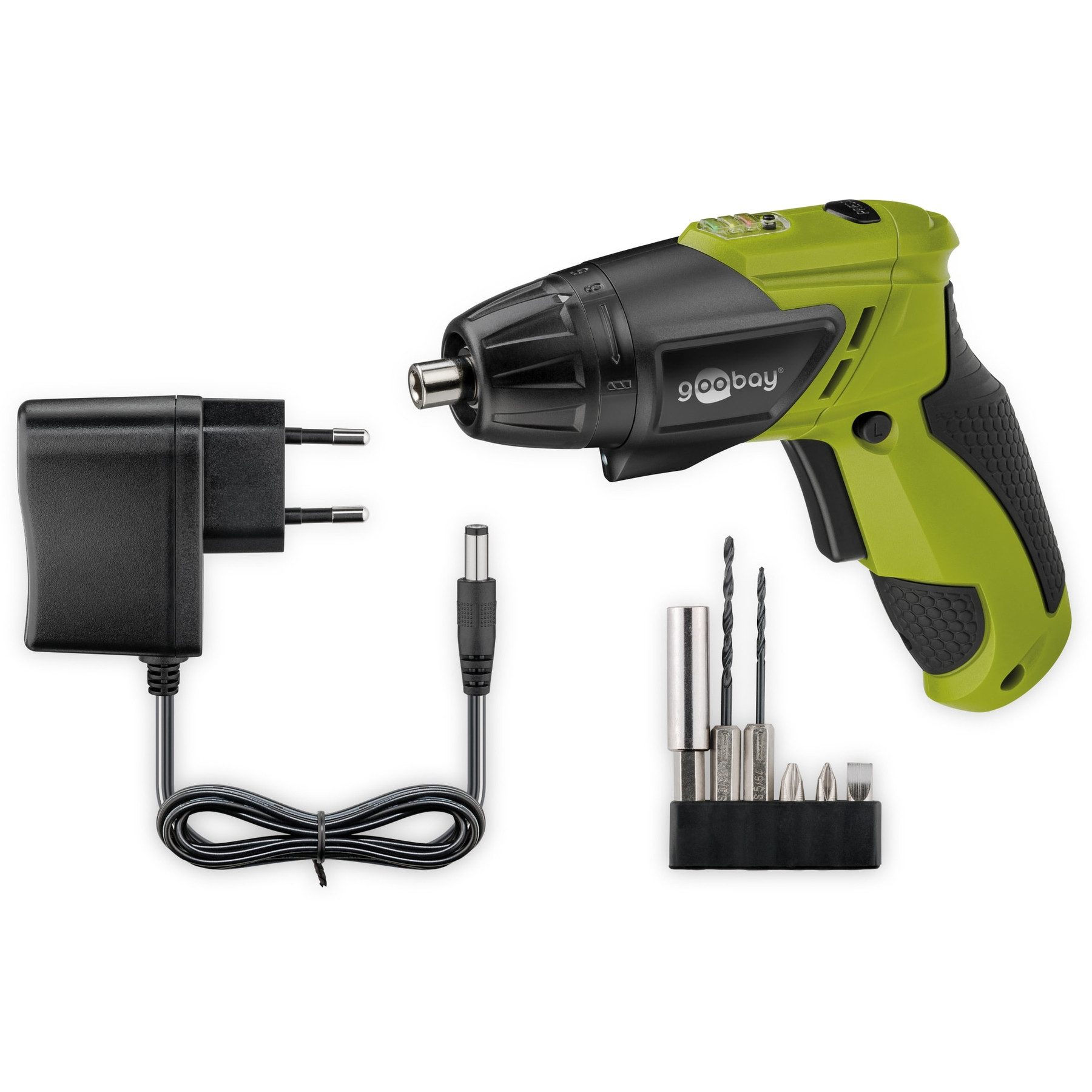 Goobay Akku-Knickschrauber GOOBAY Mini-Akkuschrauber-Set, 71880, 3,6 V Li