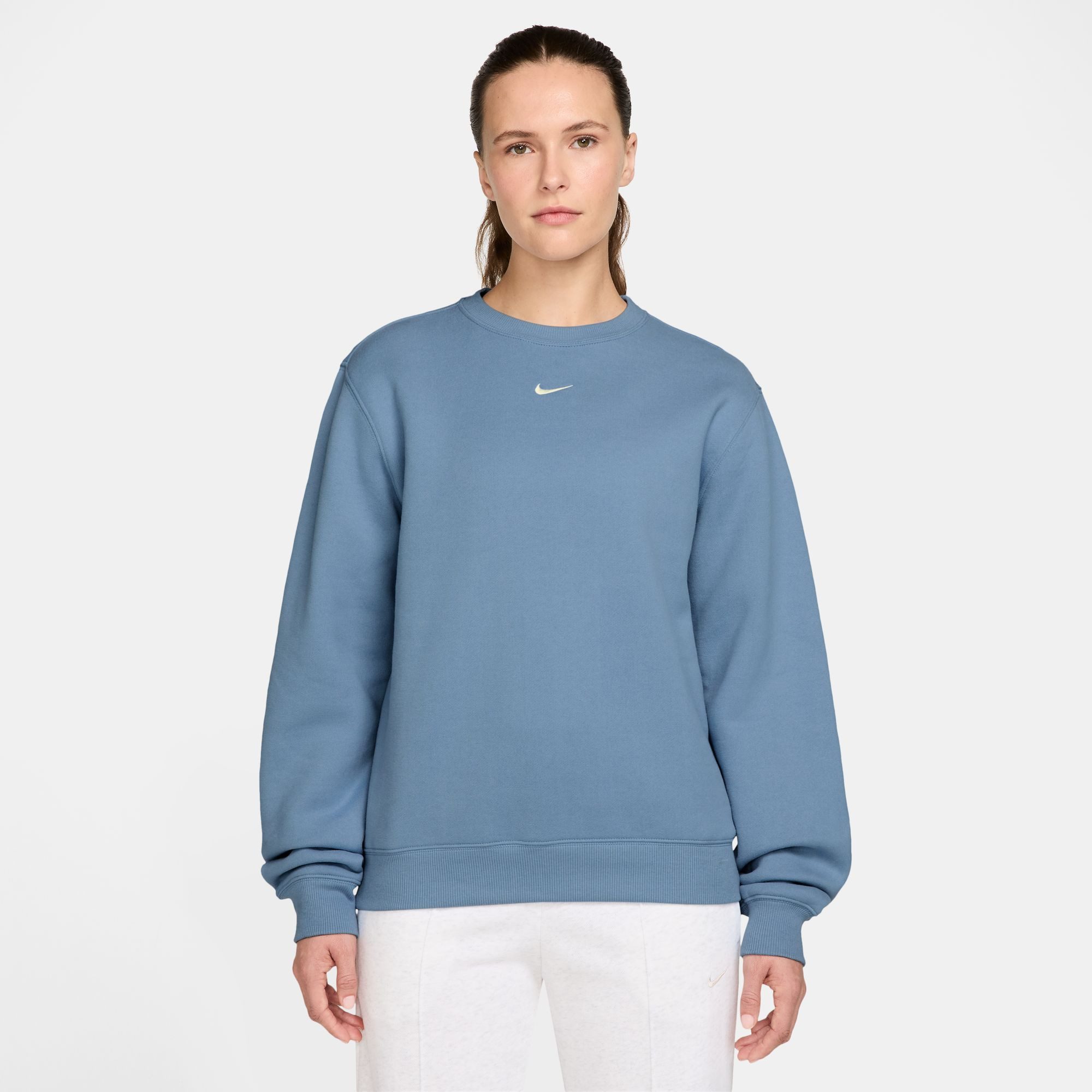 Nike Sportswear Sweatshirt W NK STDO FLC MW STD CREW mit Rundhalsausschnitt, in normaler Länge