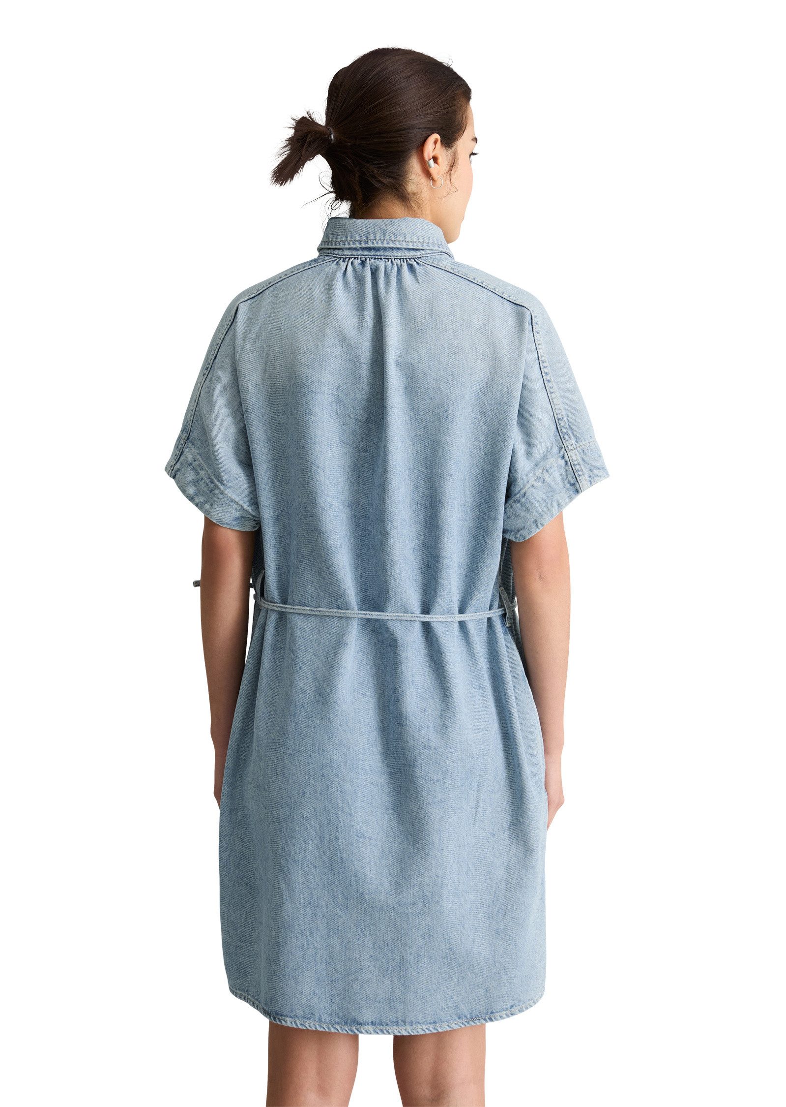 Marc O'Polo DENIM Hemdblusenkleid aus reiner Baumwolle