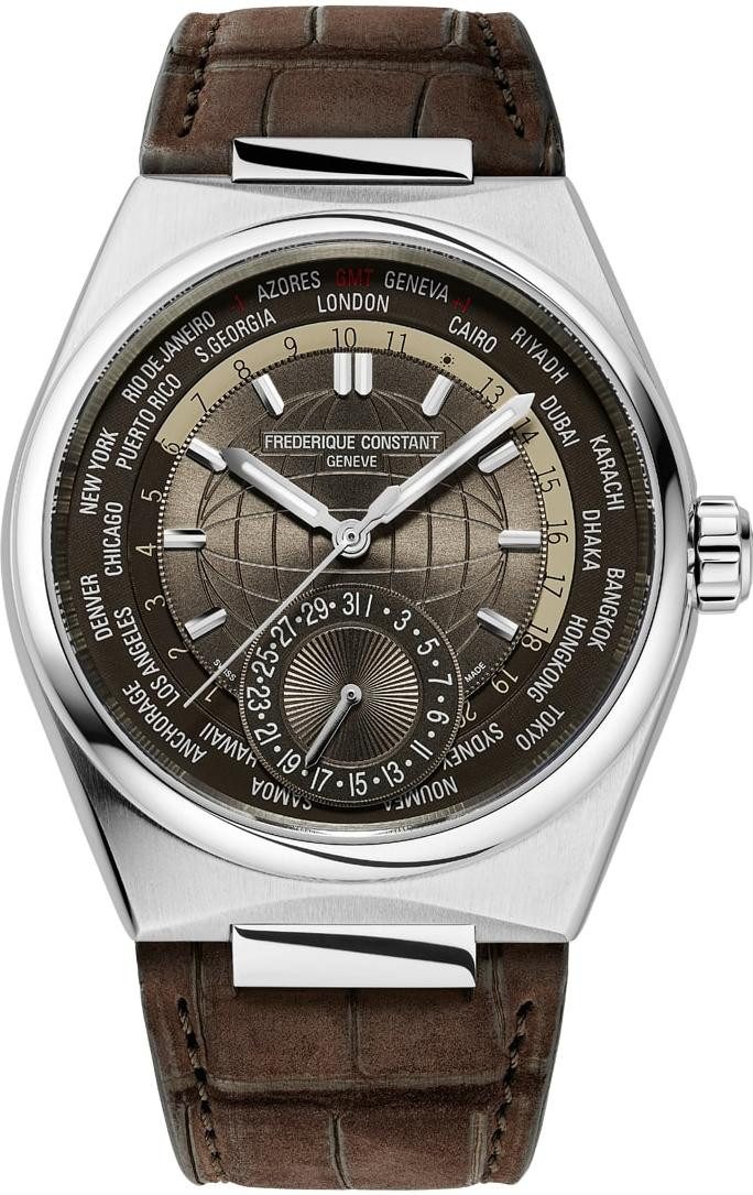 Frederique Constant Quarzuhr HIGHLIFE WORLDTIMER Herrenarmbanduhr günstig online kaufen