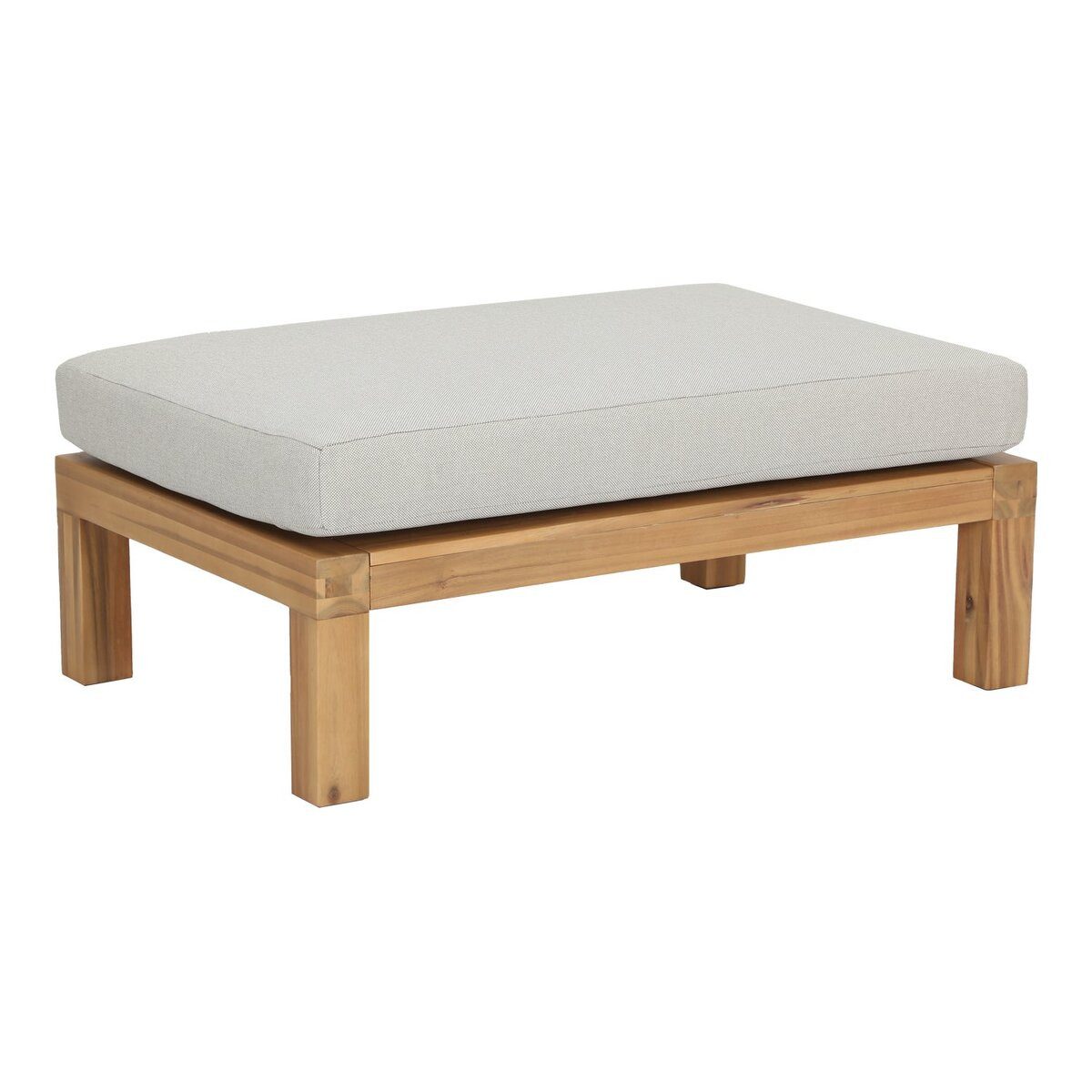 vtwonen Gartenlounge-Hocker, Großzügig, Multifunktional als Gartenhocker/Beistelltisch