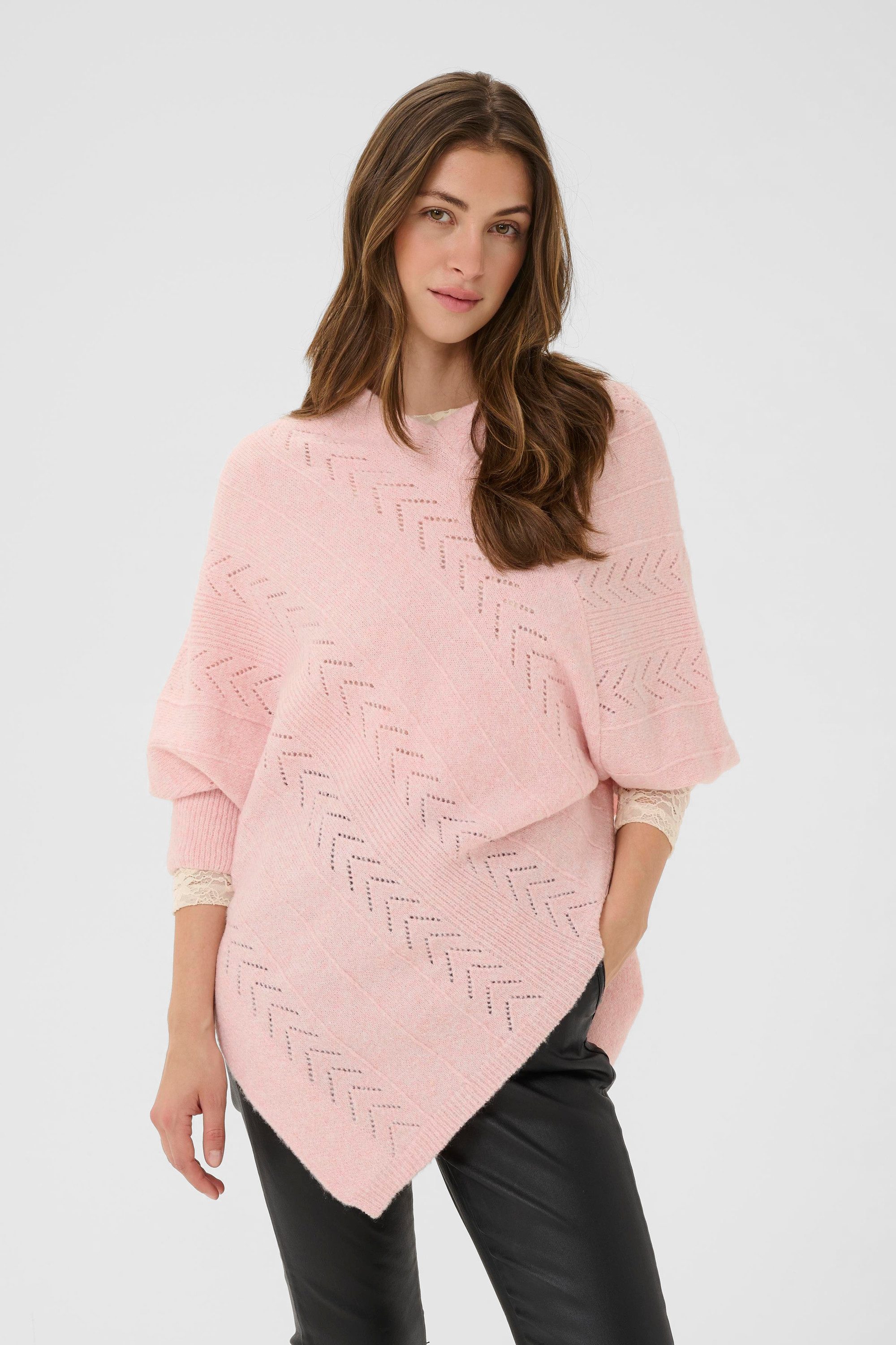 Cream Strickponcho Poncho CRHoliday