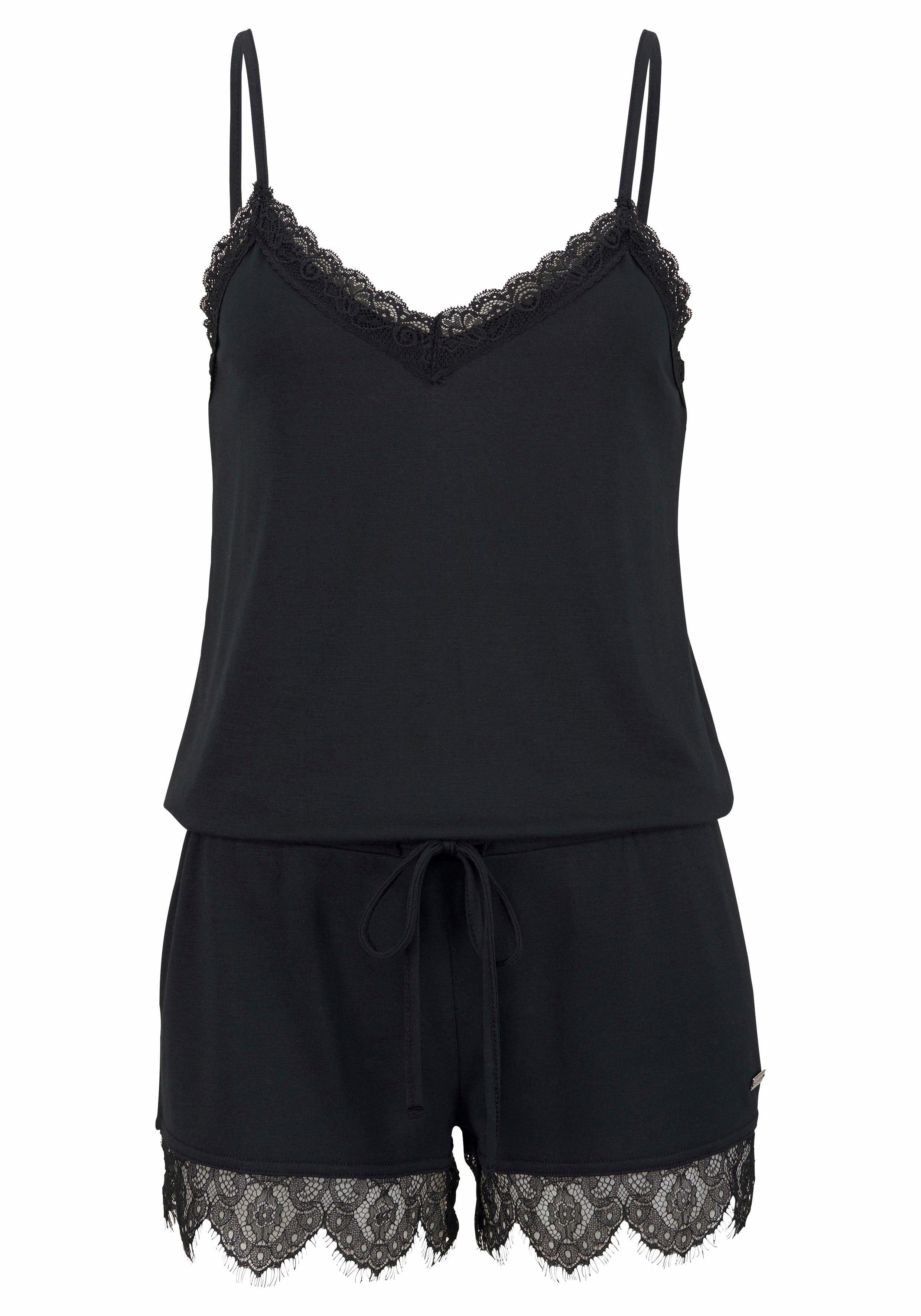 LASCANA Playsuit mit Spitzensaum. € 36,99