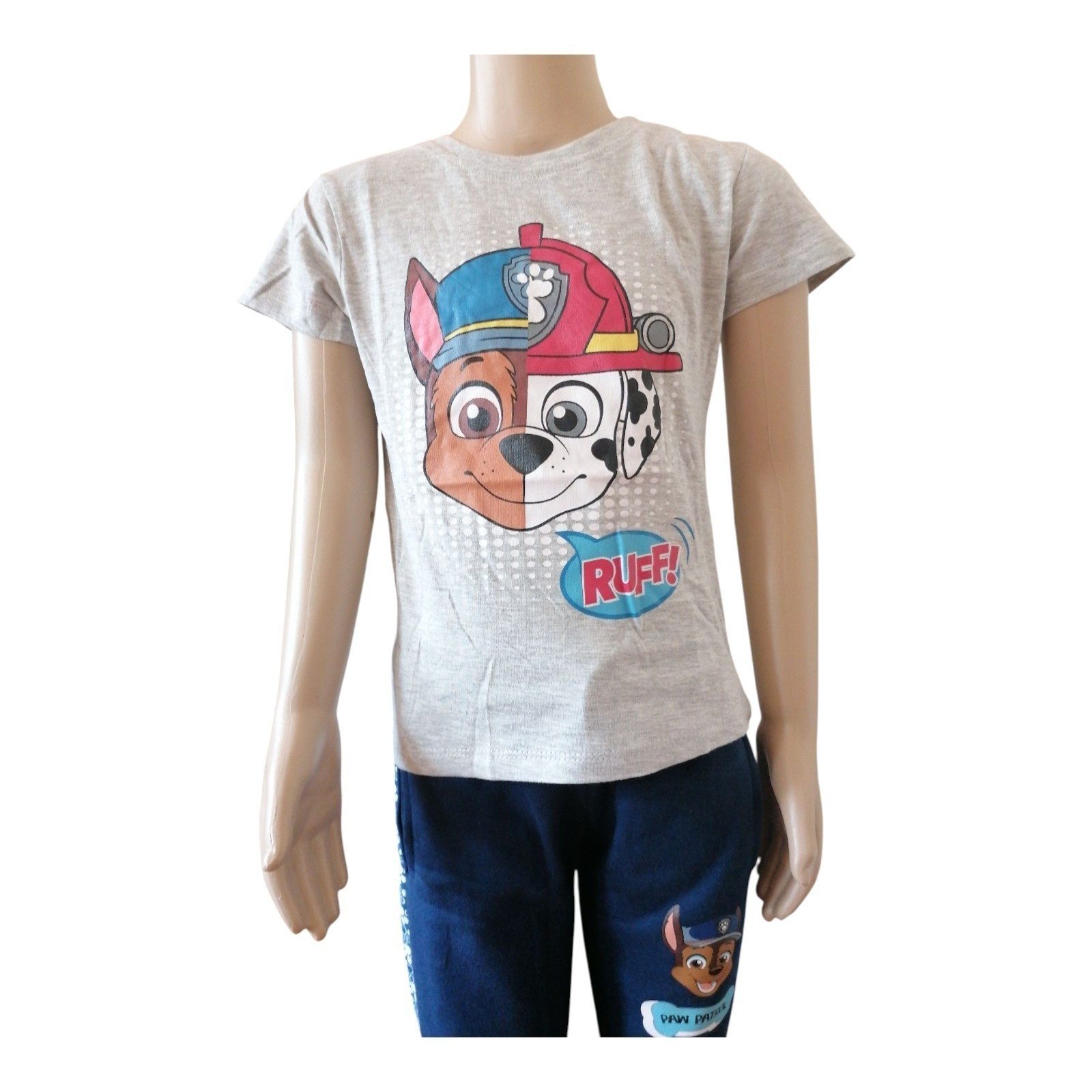 PAW PATROL T-Shirt Kurzarm-T-Shirt für Jungen, PAW Patrol, "Ruff!"