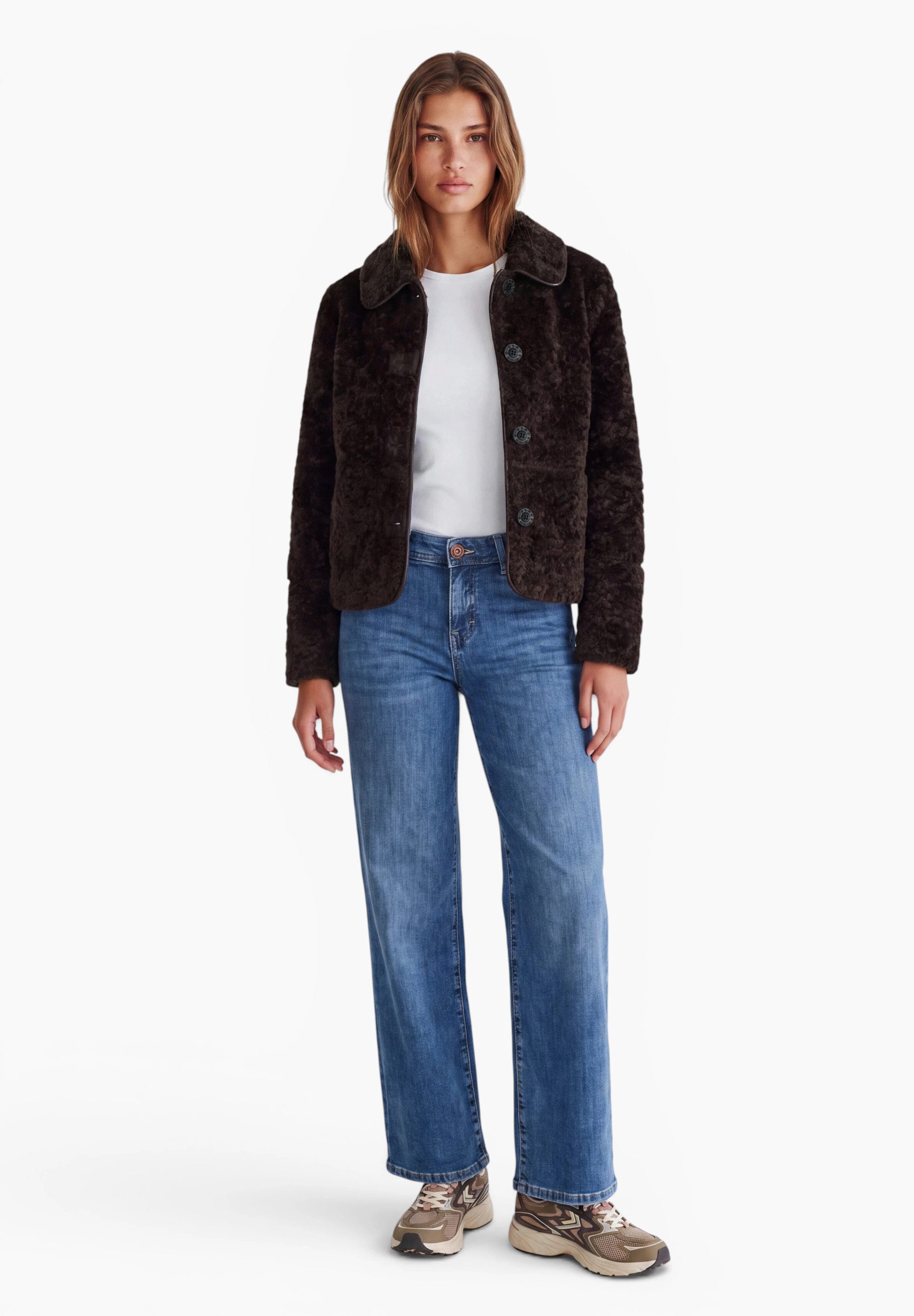 STREET ONE STUDIO Fellimitatjacke mit innerem wärmendem Teddyfell – Bild 3 von 5